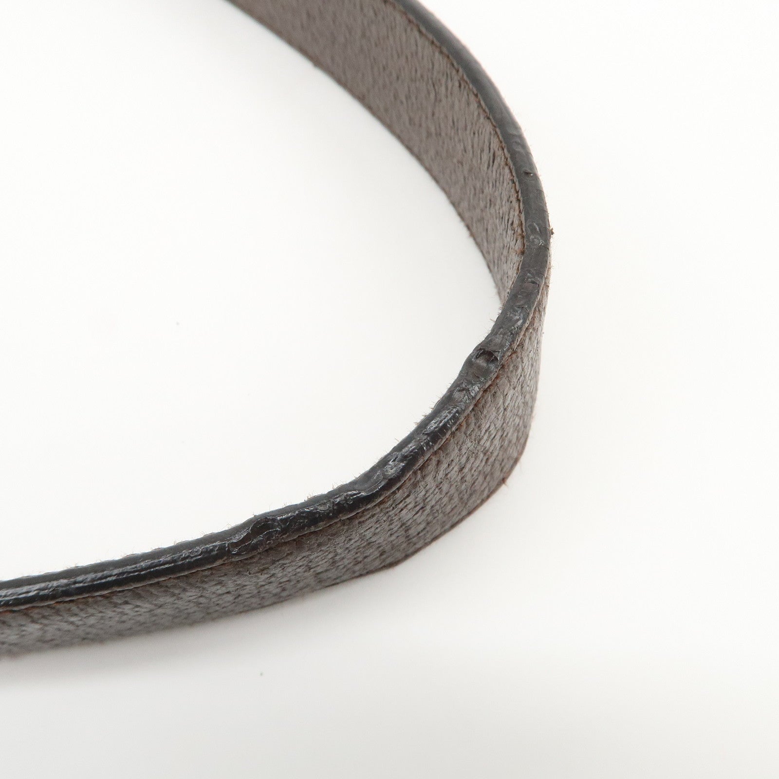 BVLGARI Logomania Canvas Leather Shoulder Bag Hand Bag Beige Brown