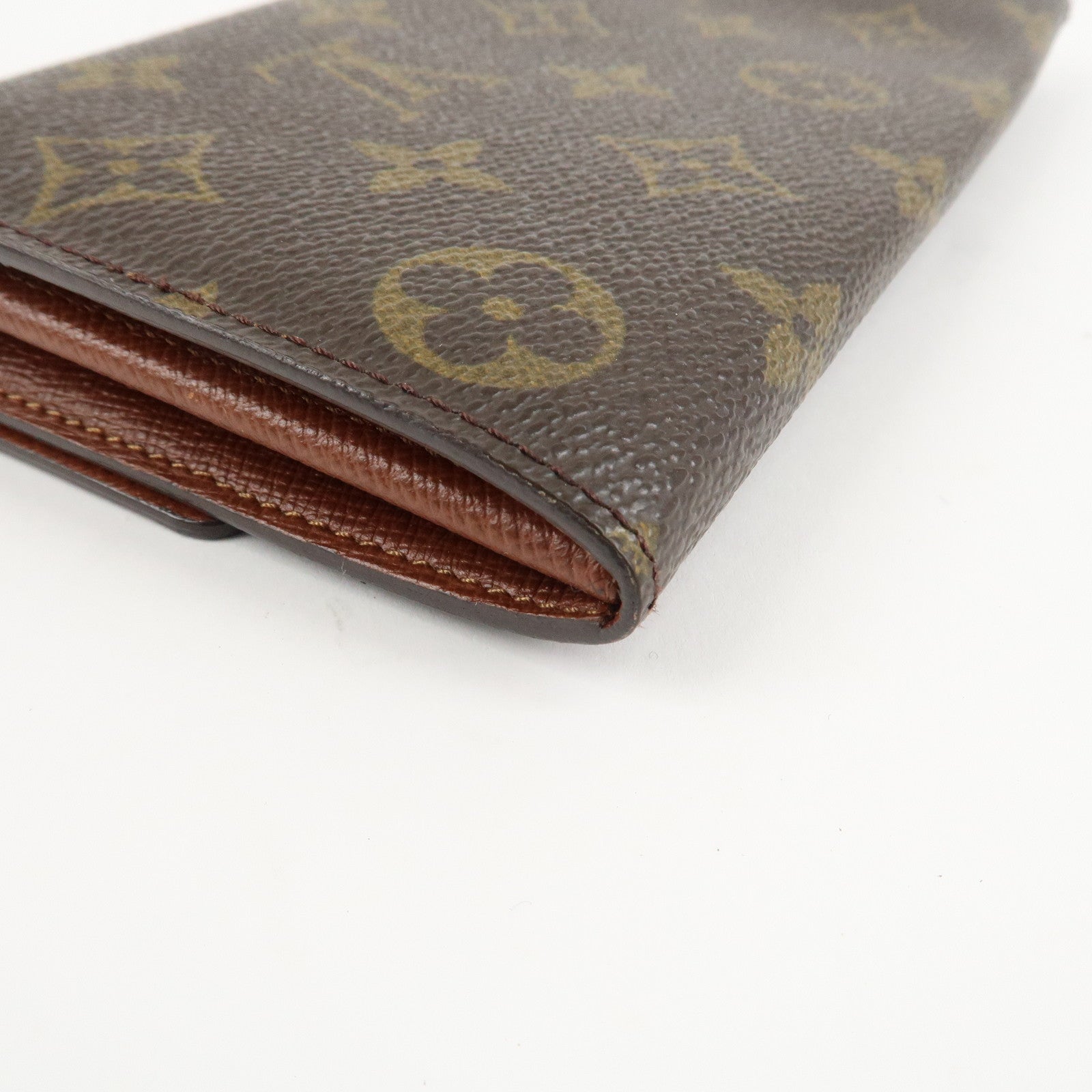 Louis Vuitton Monogram Pochette Porte Monnaie Credit Long Wallet M61725 Used