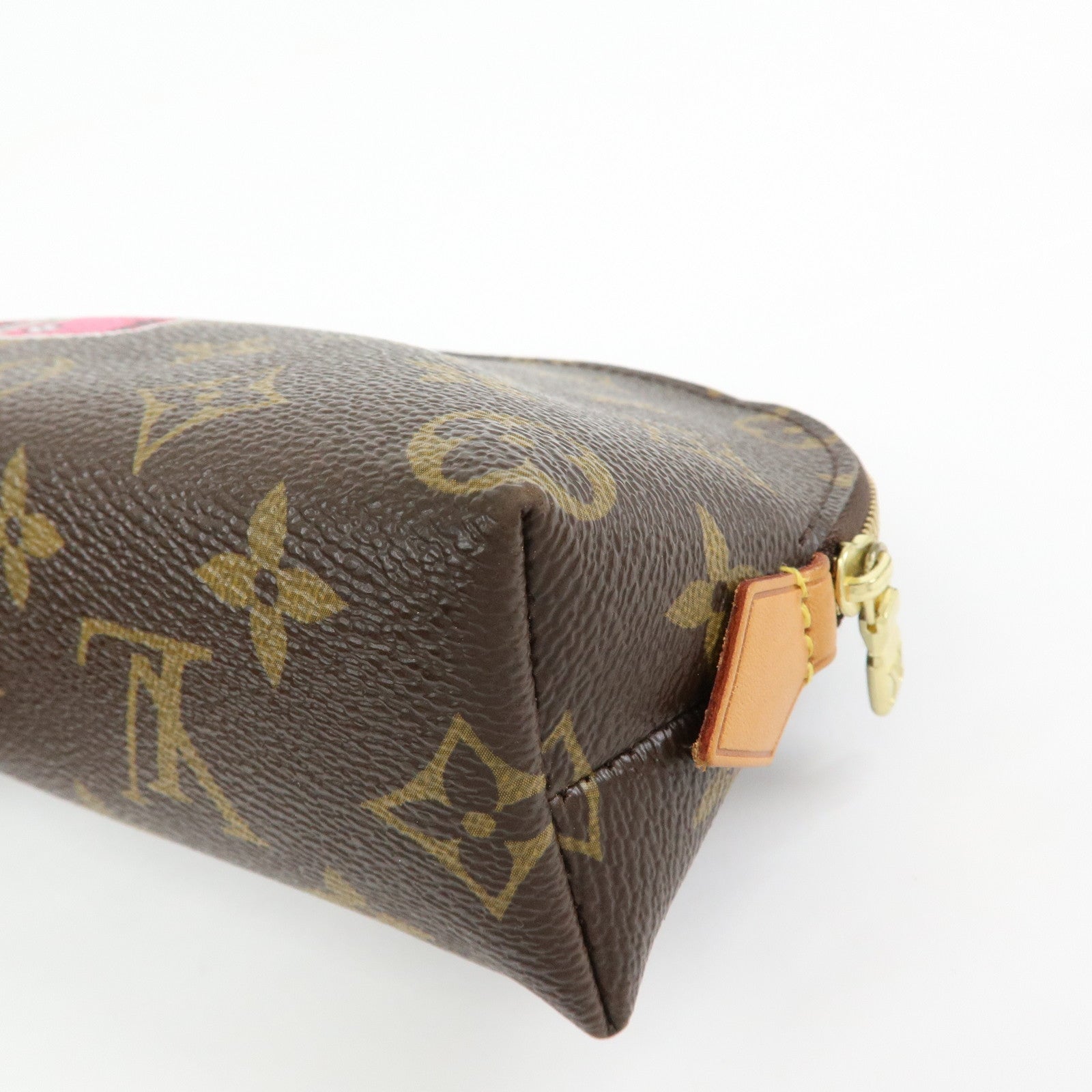 Louis Vuitton Monogram Patchies Pochette Cosmetic PM Pouch M43998