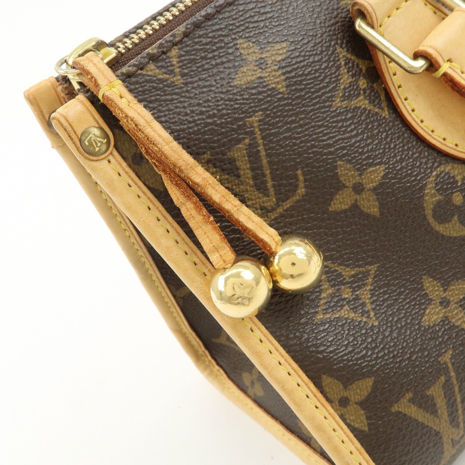 Louis Vuitton Monogram Popincourt Hand Bag Brown M40009