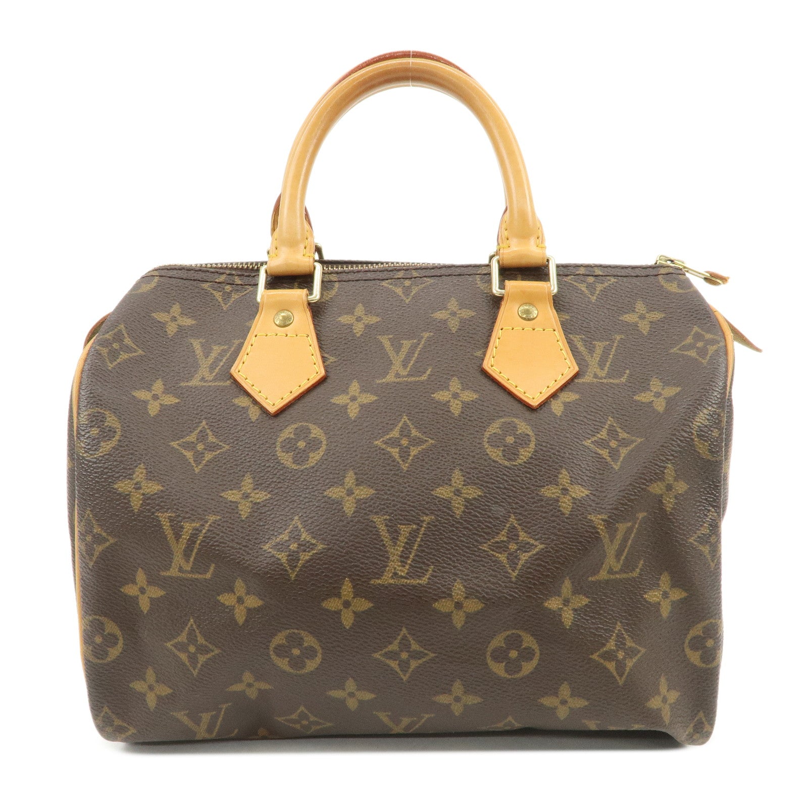 Louis Vuitton Monogram Speedy 25 Boston Bag Hand Bag Brown M41528