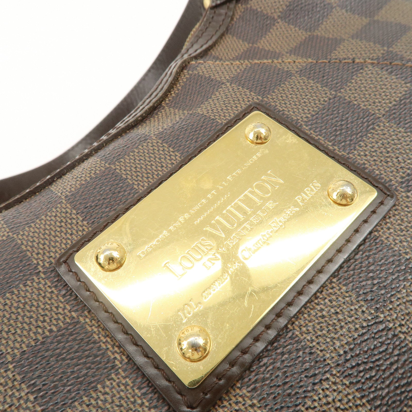 Louis Vuitton Damier Canvas Thames PM Shoulder Bag Hand Bag N48180