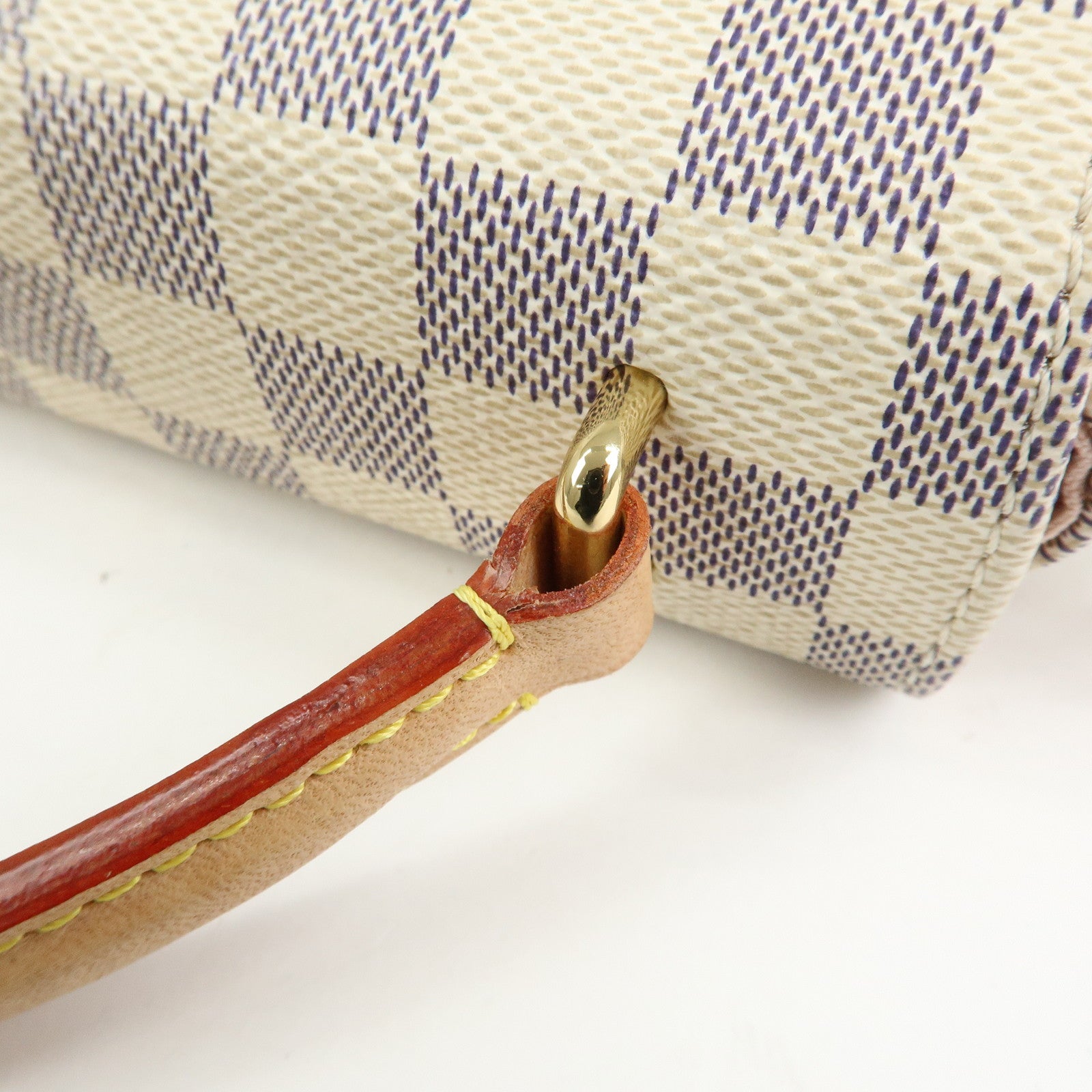 Louis Vuitton Damier Azur Croisette Canvas Leather 2Way Bag N41581