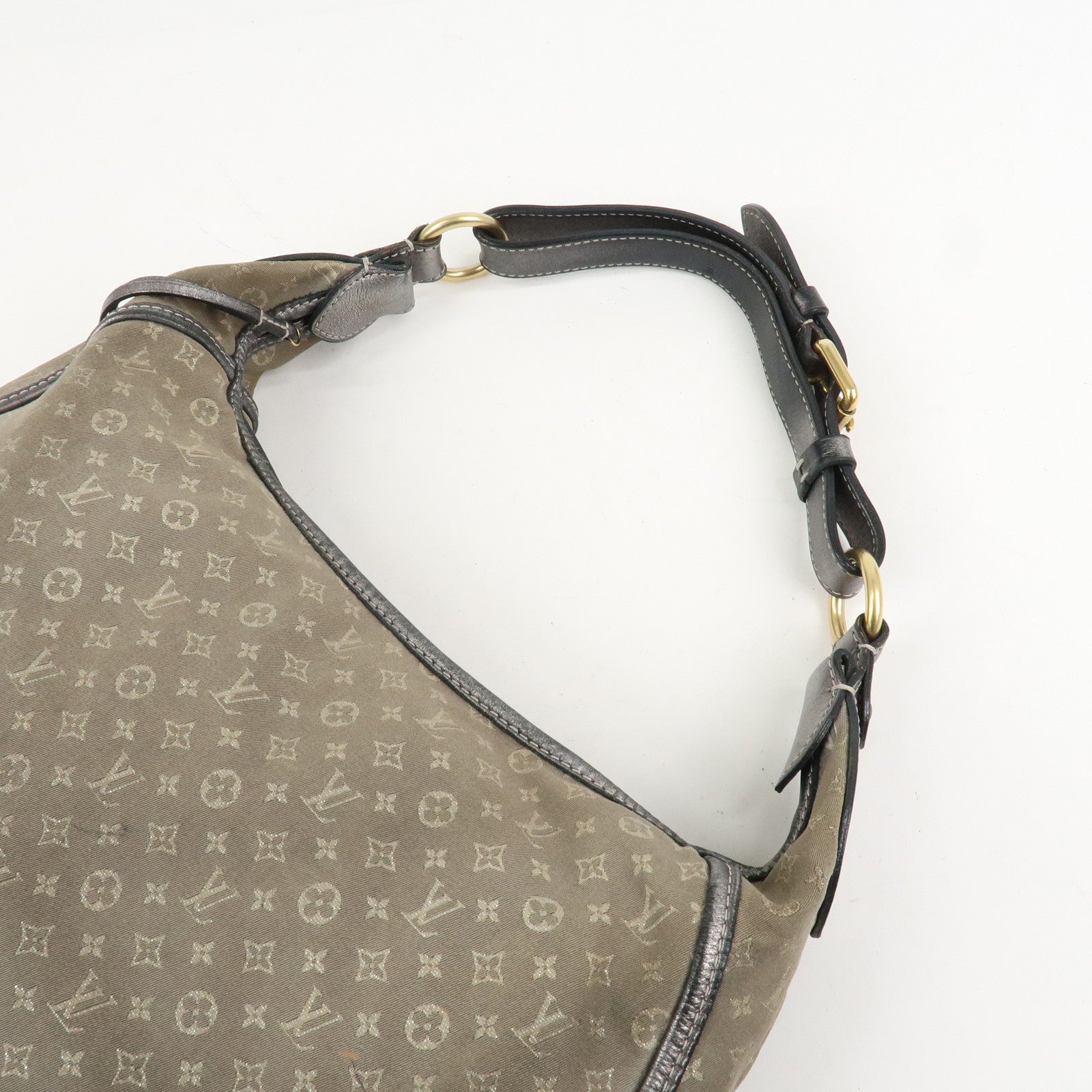 Louis Vuitton Monogram Mini Lin Manon MM ShoulderBag Platine M95618