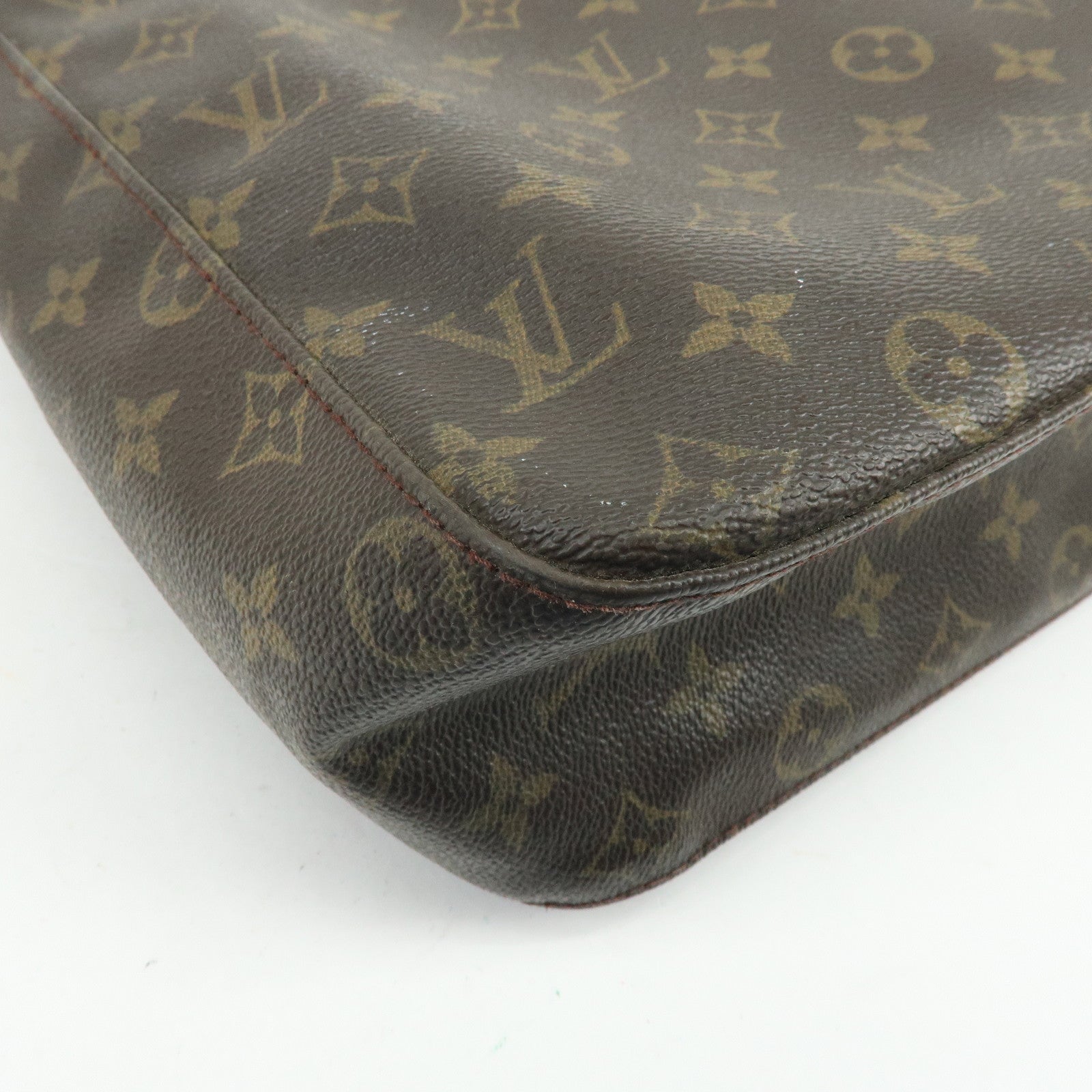 Louis Vuitton Monogram Looping GM Shoulder Bag Brown M51145