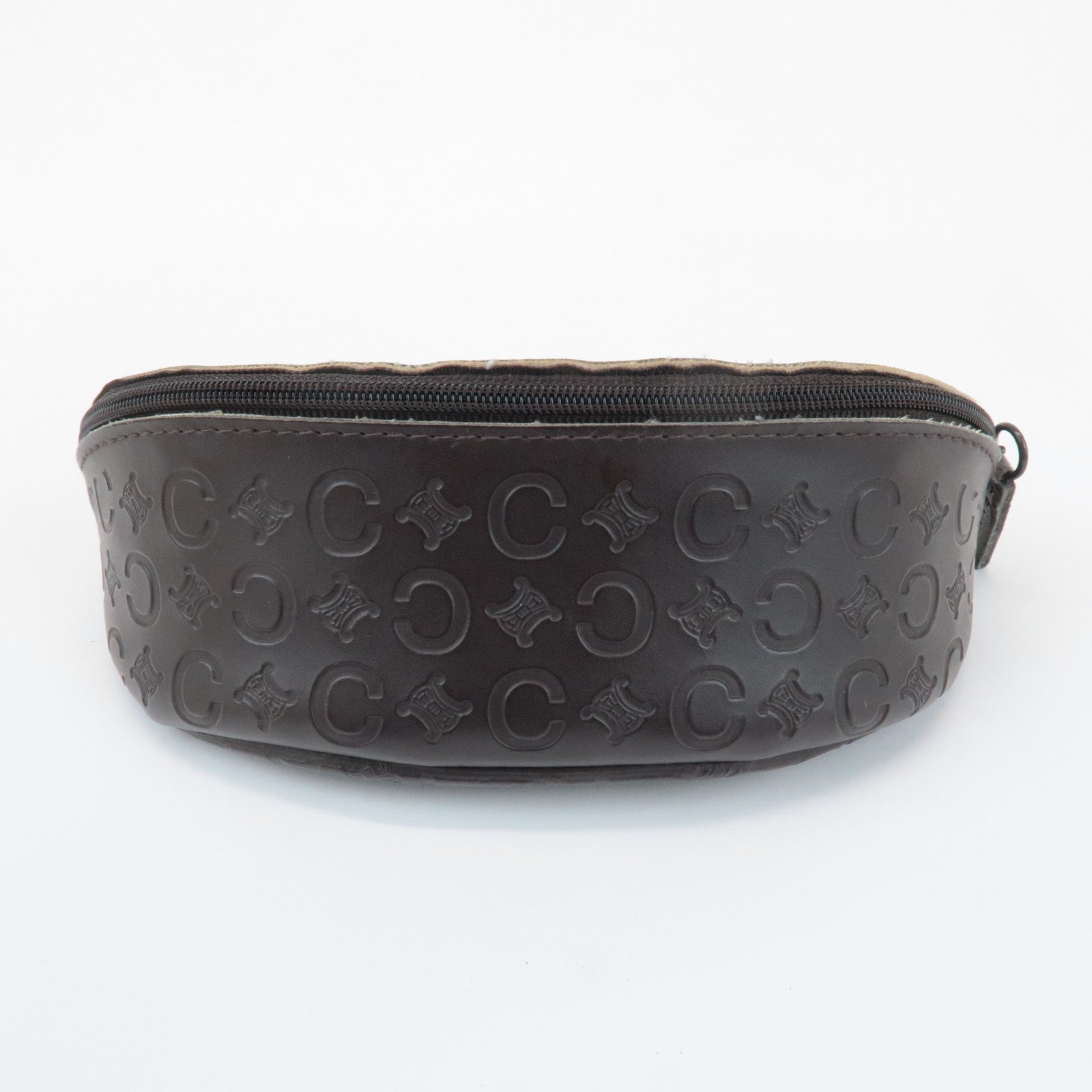 CELINE Plastic Sunglasses Red Silver SC1336S Used