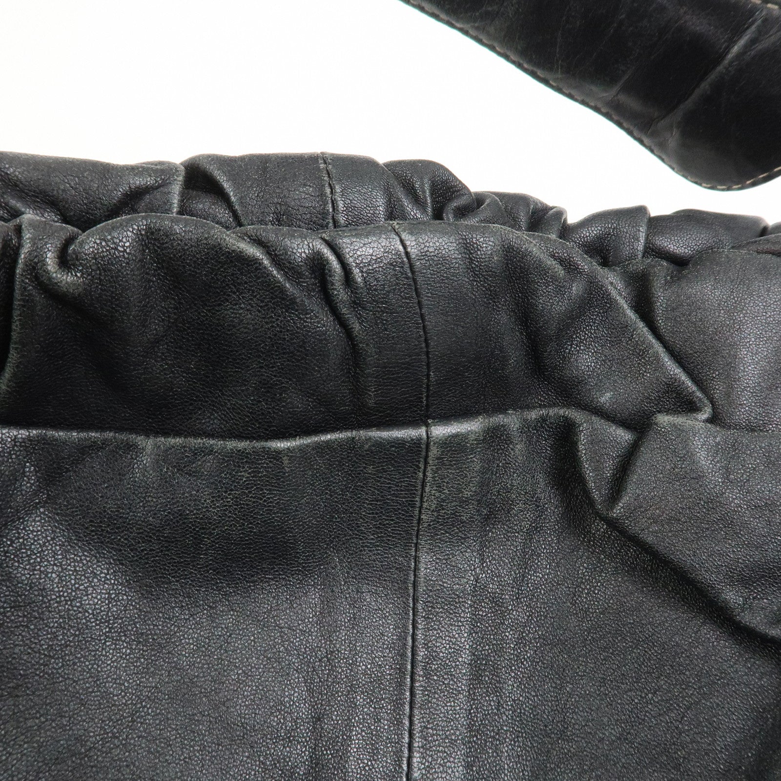 Dolce&Gabbana Leather 2Way Bag Shoulder Crossbody Bag Black