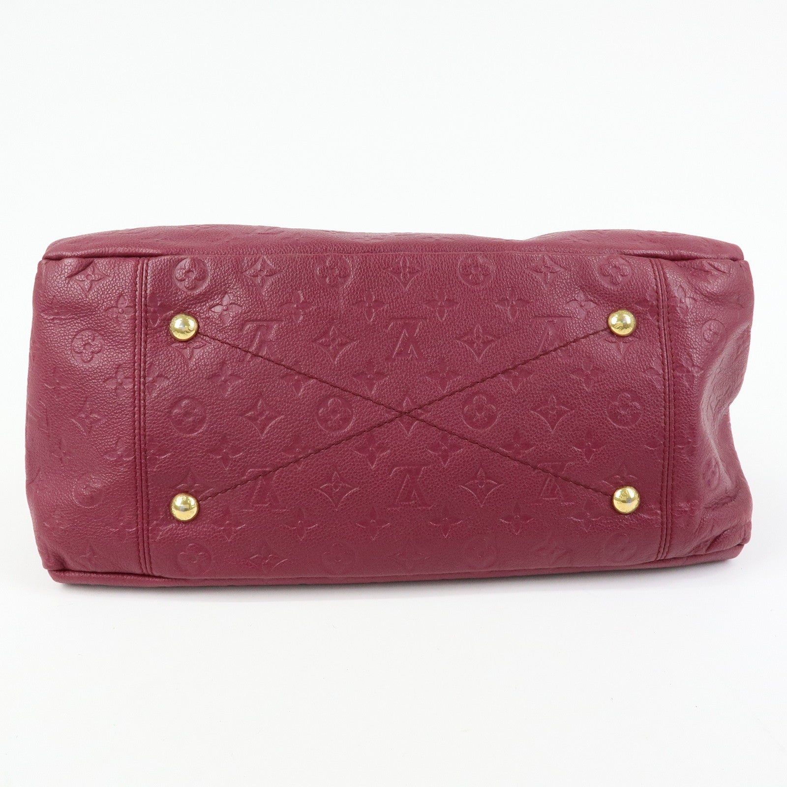 Louis Vuitton Monogram Empreinte Empreinte Leather MM Aurore M94047