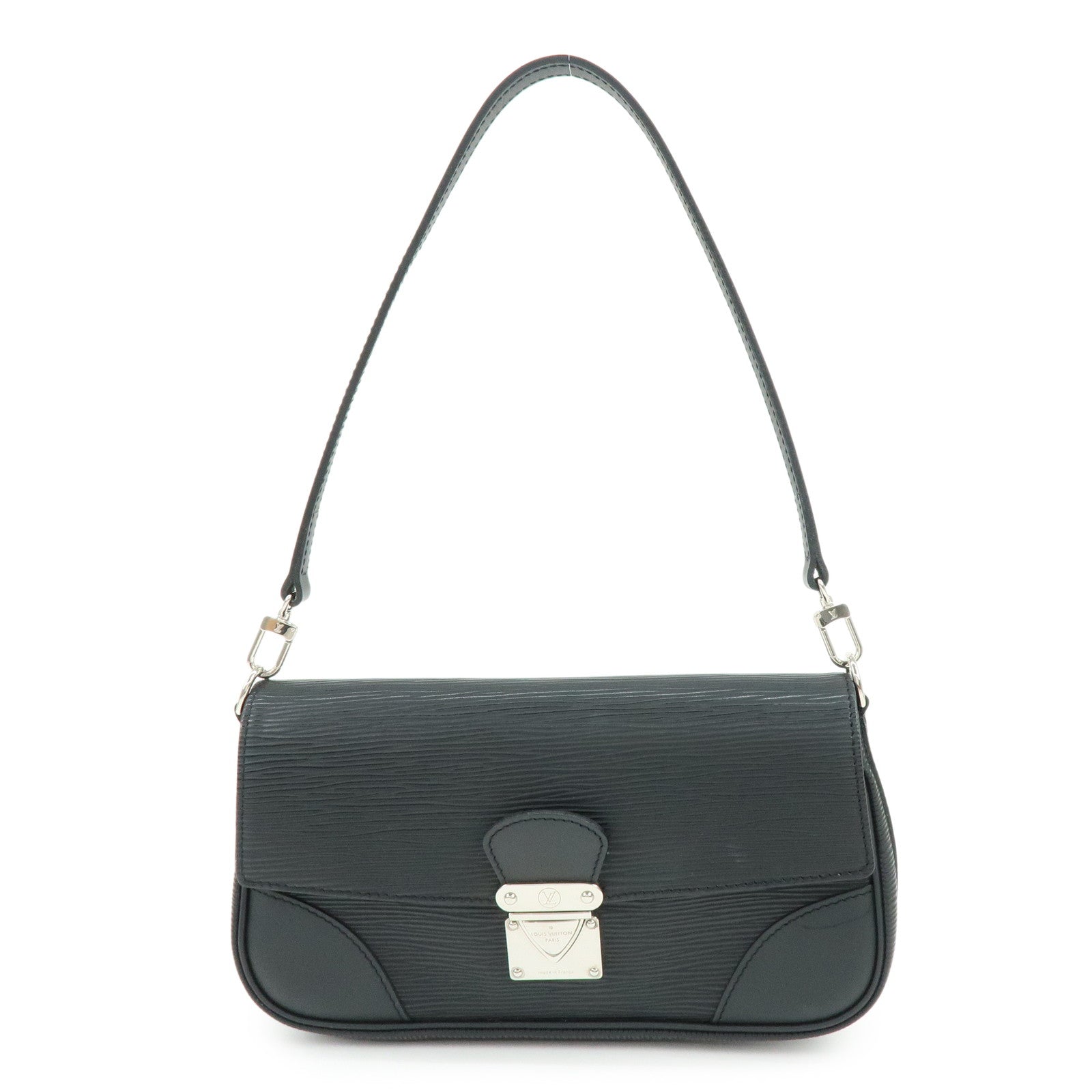 Louis Vuitton Epi Leather Pochette Segur Hand Bag Noir M58882