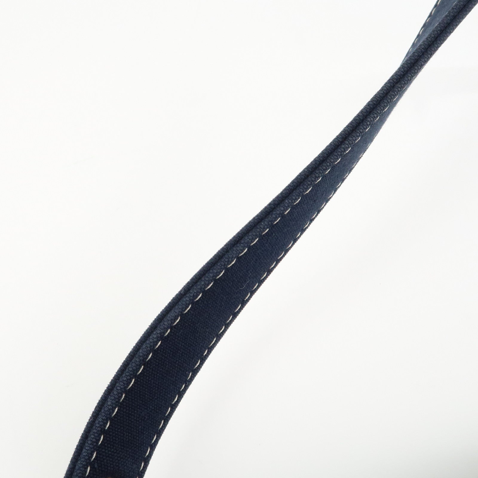 FENDI Mamma Baguette Canvas Shoulder Bag Hand Bag Navy 26325