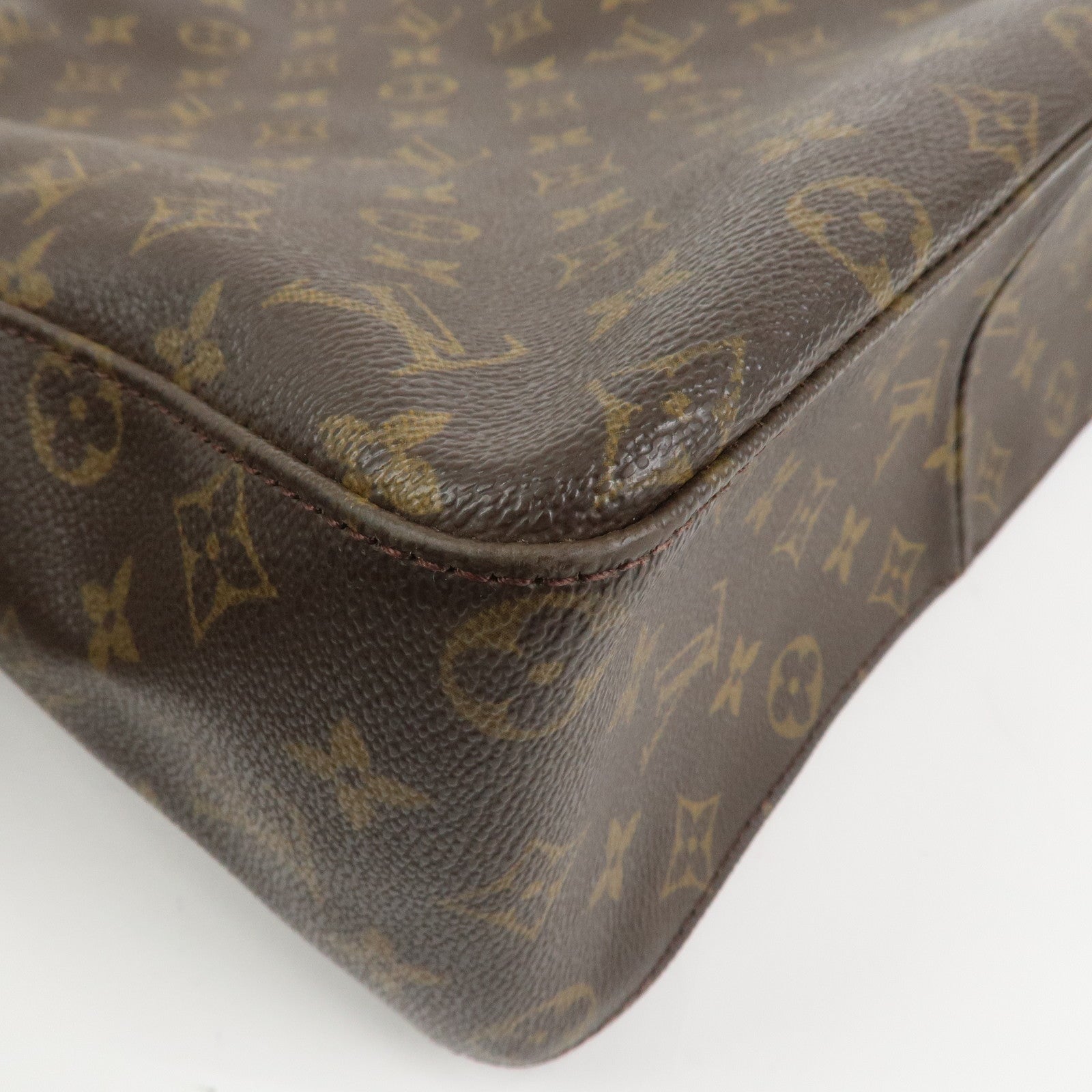 Louis Vuitton Monogram Looping GM Shoulder Bag Brown M51145