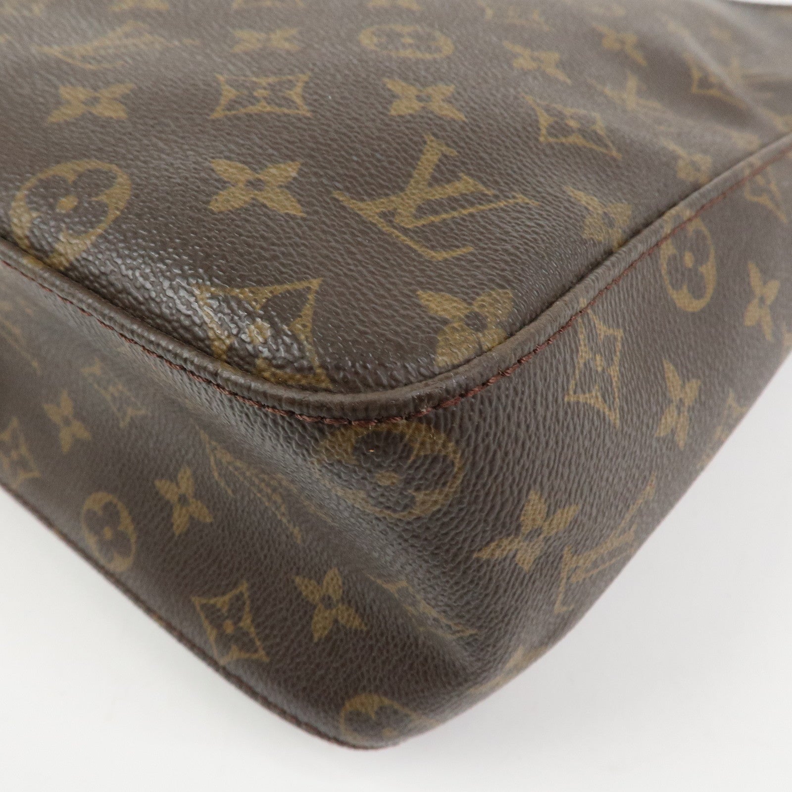 Louis Vuitton Monogram Looping GM Shoulder Bag Brown M51145