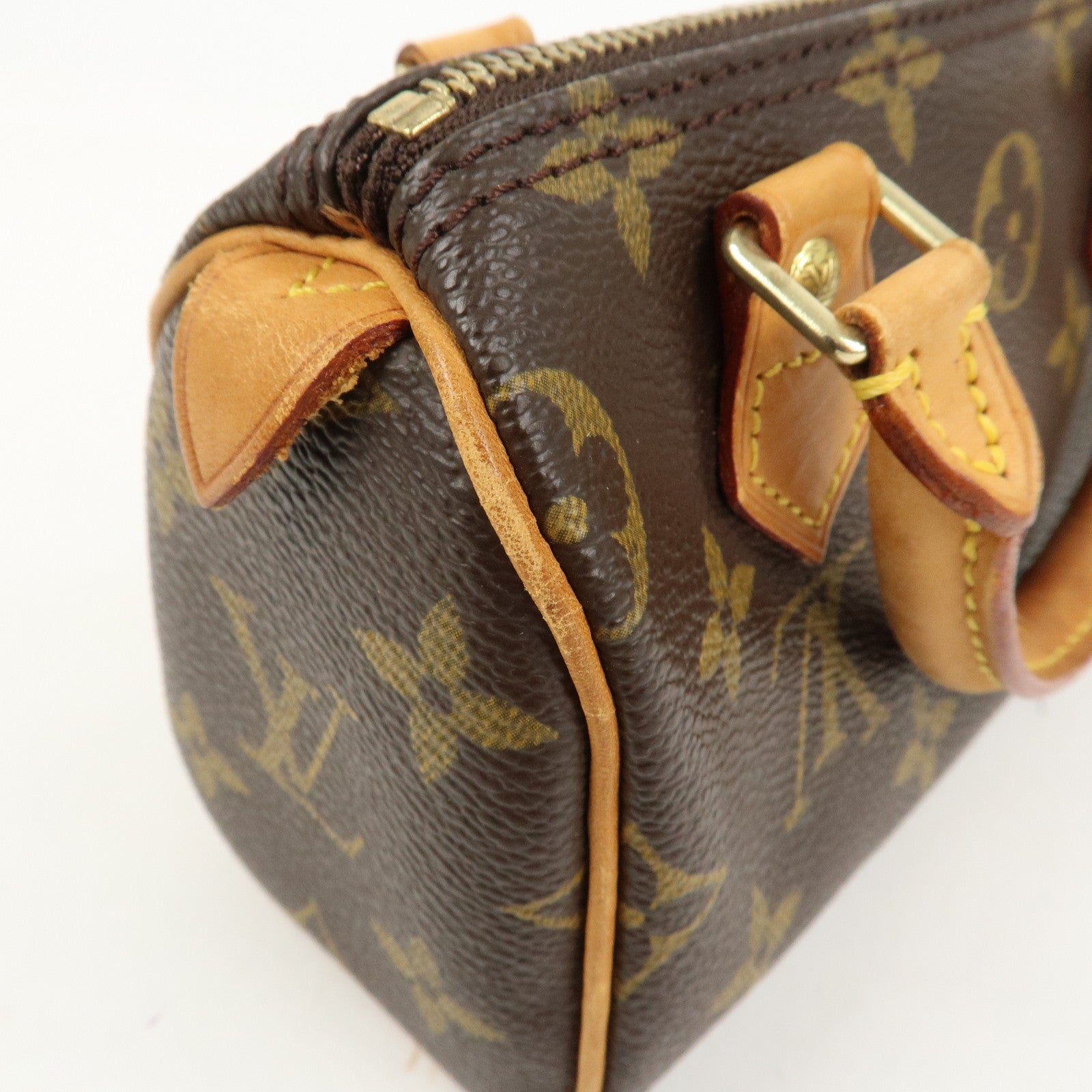 Louis Vuitton Monogram Canvas Mini Speedy Mini Boston Bag M41534