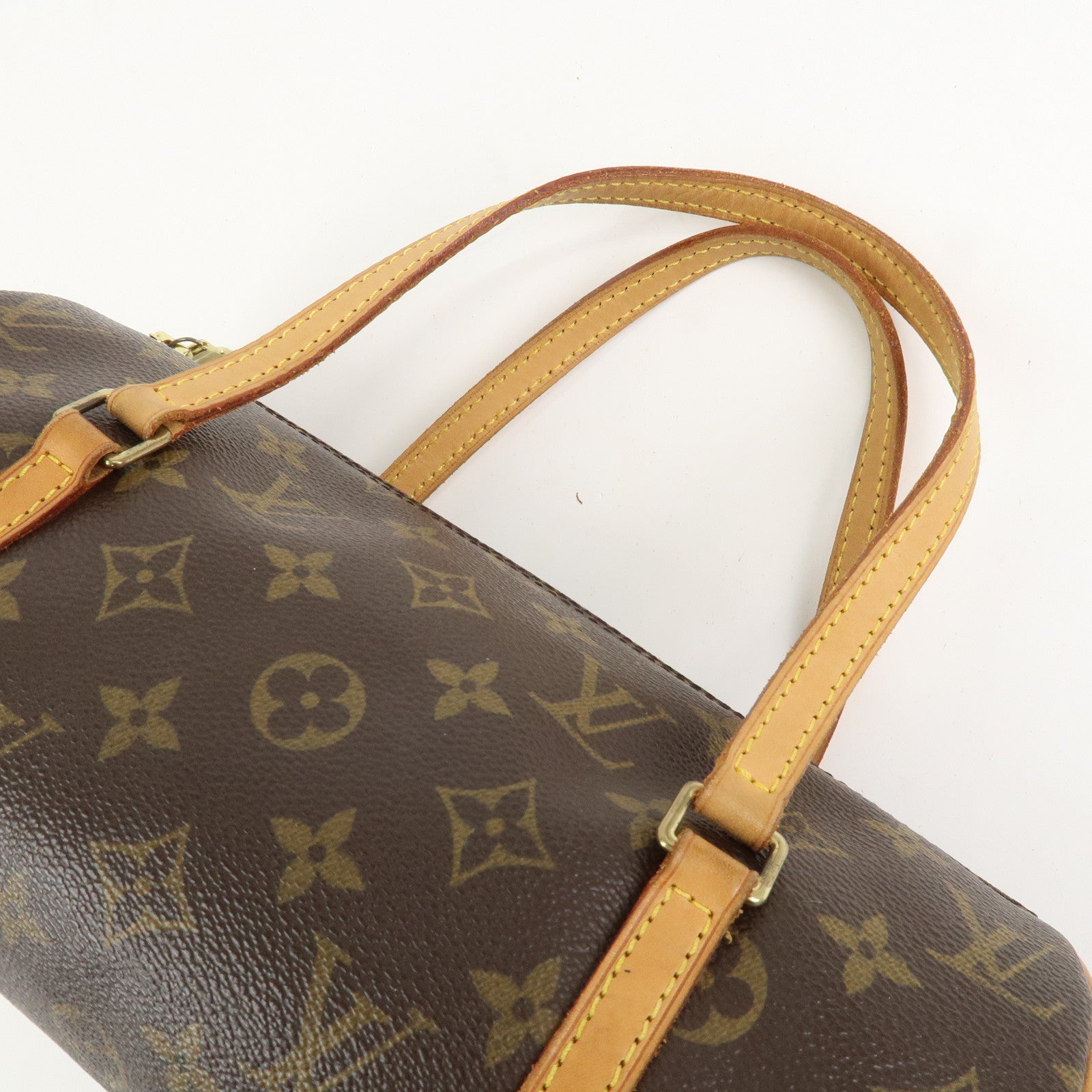 Louis Vuitton Monogram Papillon 26 Hand Bag New Style Brown M51386