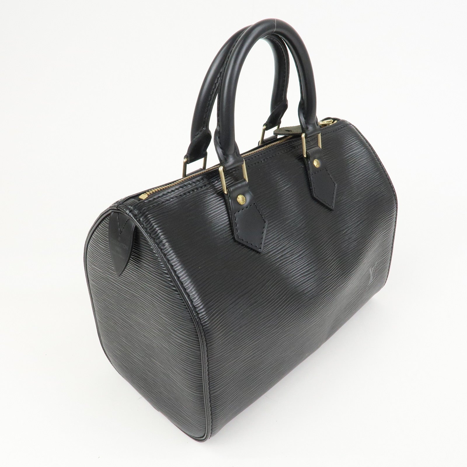 Louis Vuitton Epi Leather Speedy 25 Hand Bag Boston Bag Noir M59032