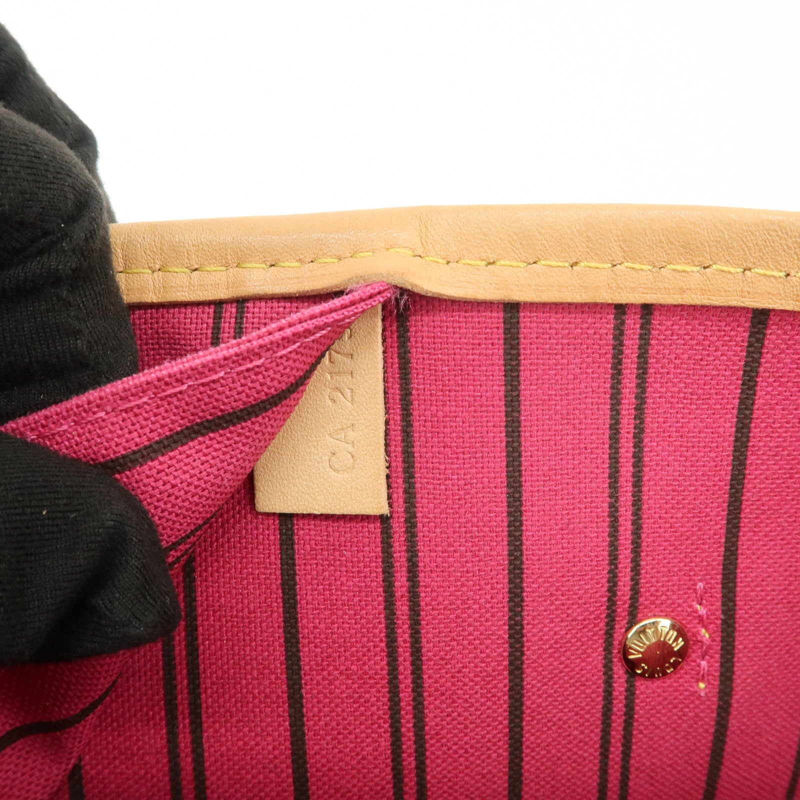 Louis Vuitton Monogram Neverfull MM Tote Bag Pivoine M41178