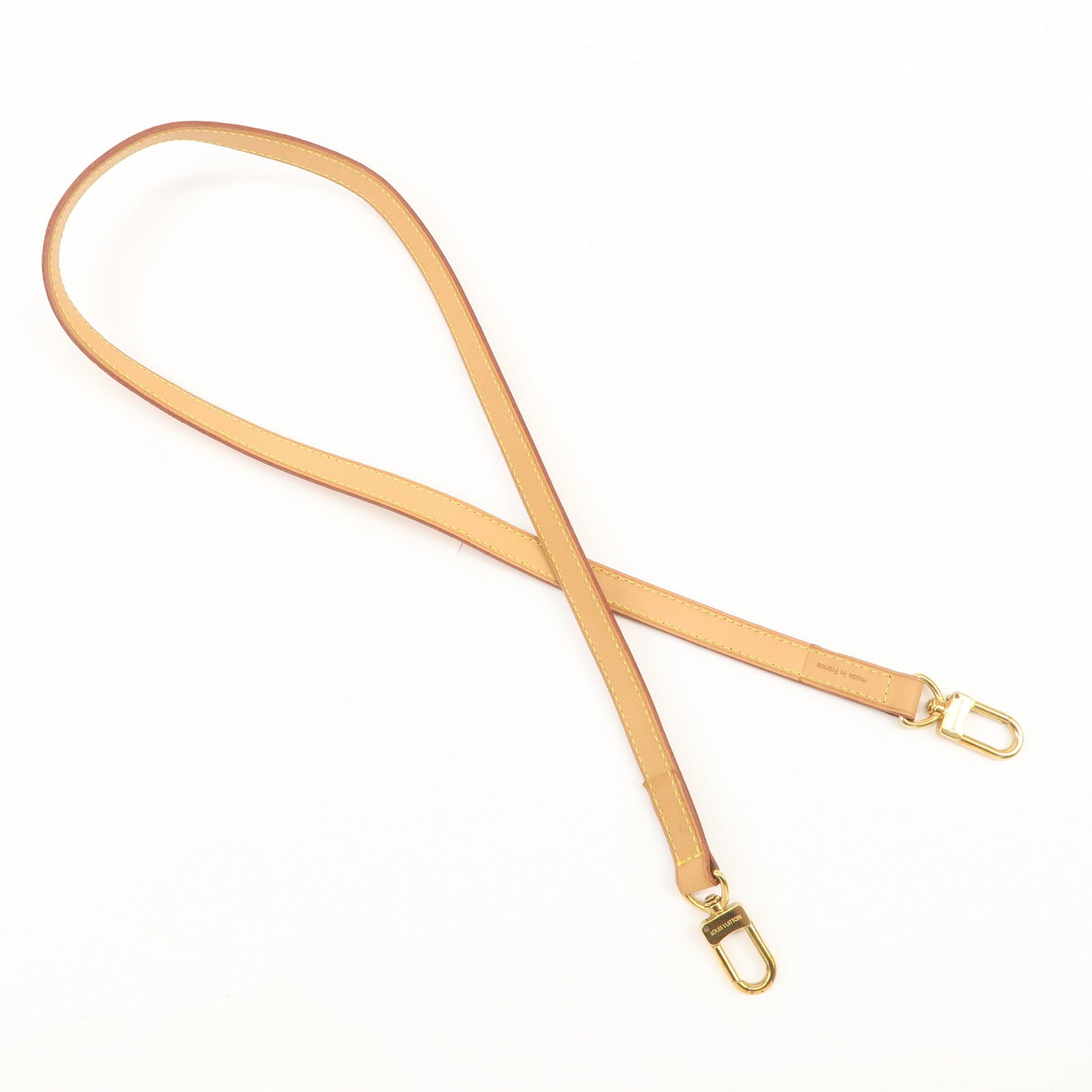 Louis Vuitton Nume Leather Shoulder Strap 100cm 1.6cm Natural