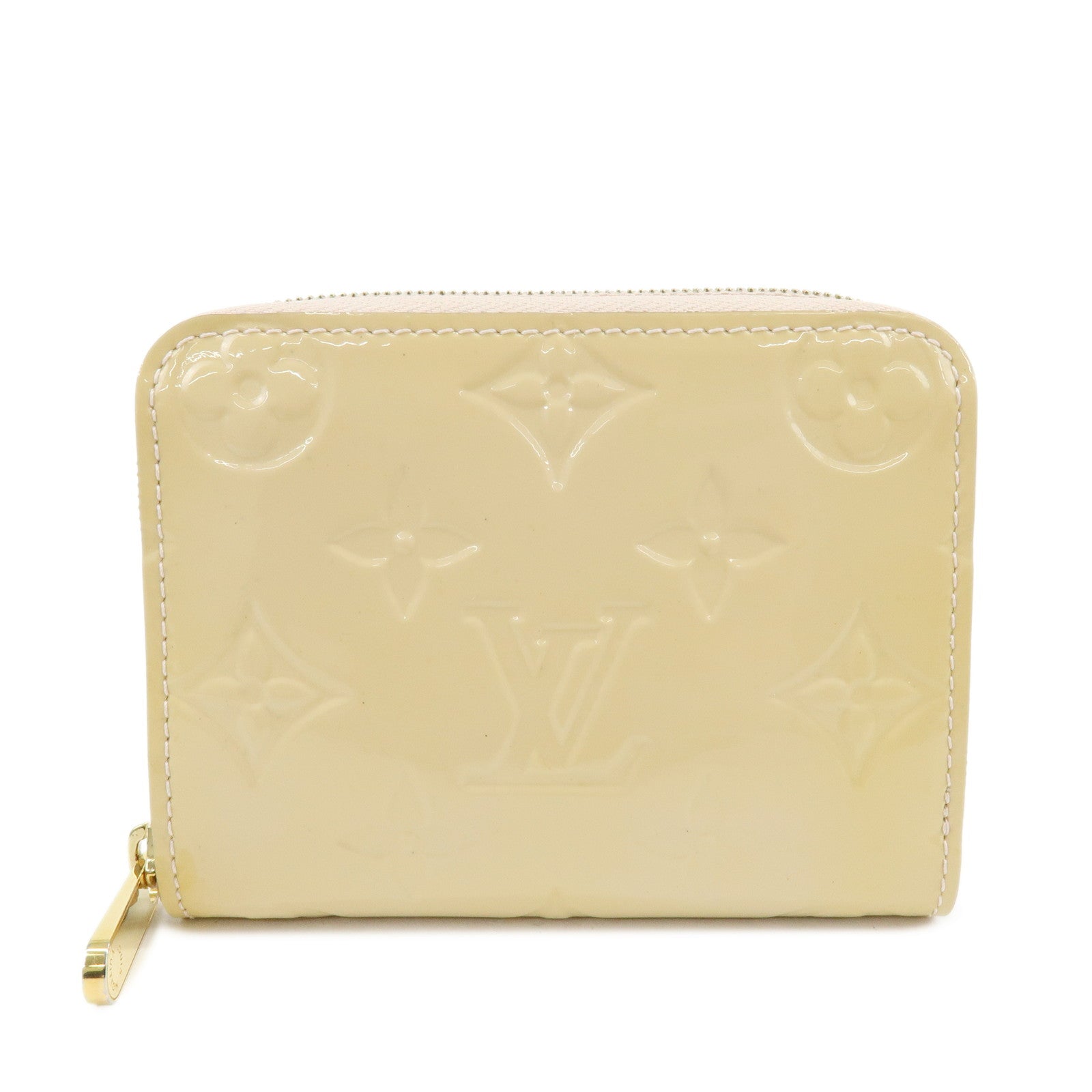 Louis Vuitton Monogram Vernis Zippy Coin Case Rose Florentin M91535