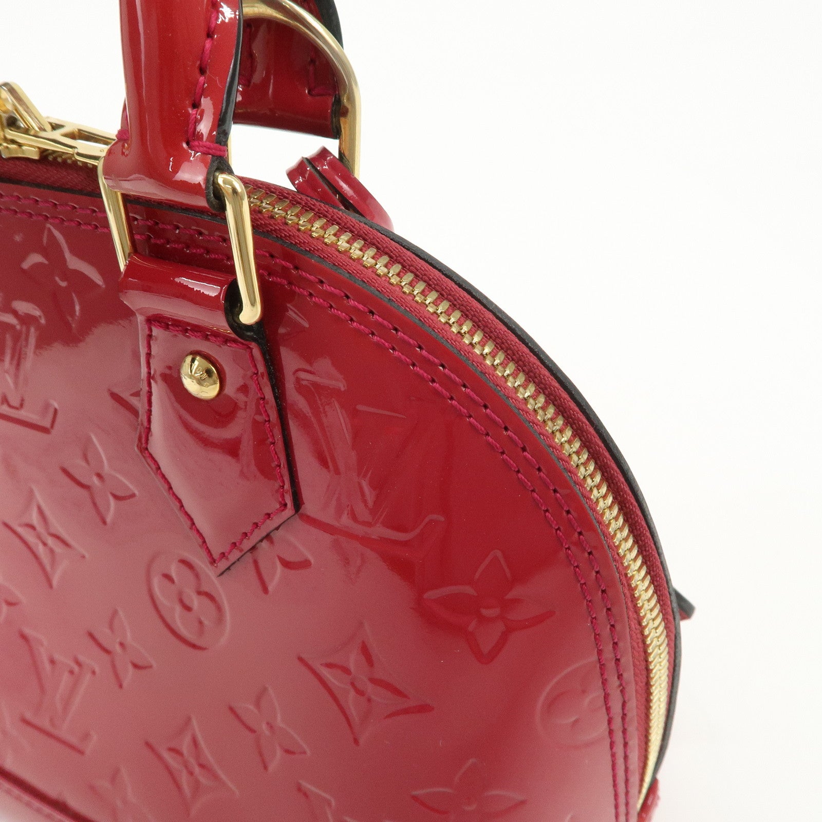 Louis Vuitton Monogram Vernis Alma BB 2Way Bag Rose Indien M91771