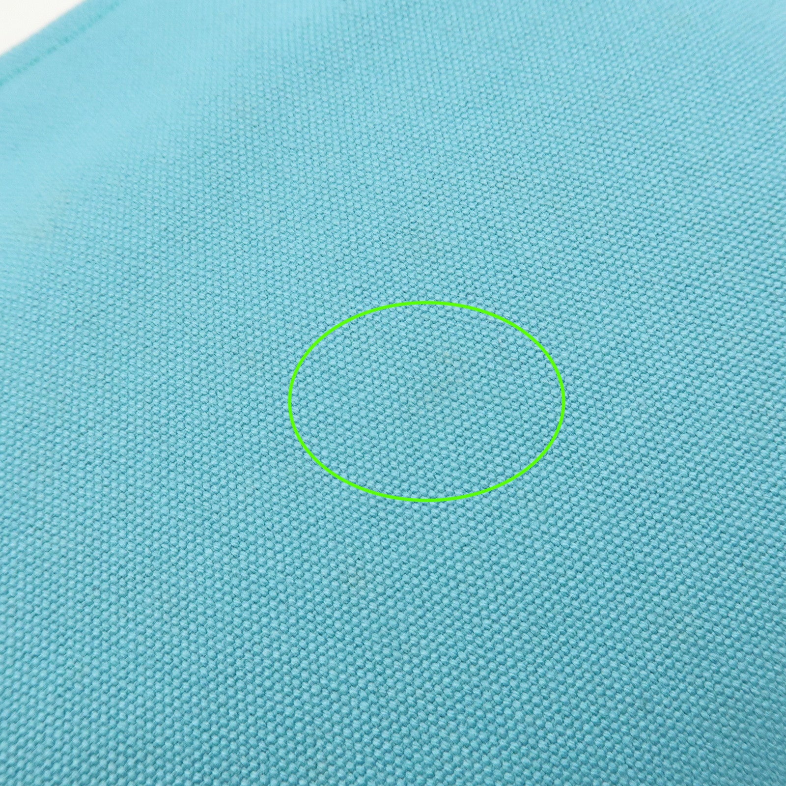 HERMES Bain Yachting Pouch GM Canvas Cosmetic Pouch Blue