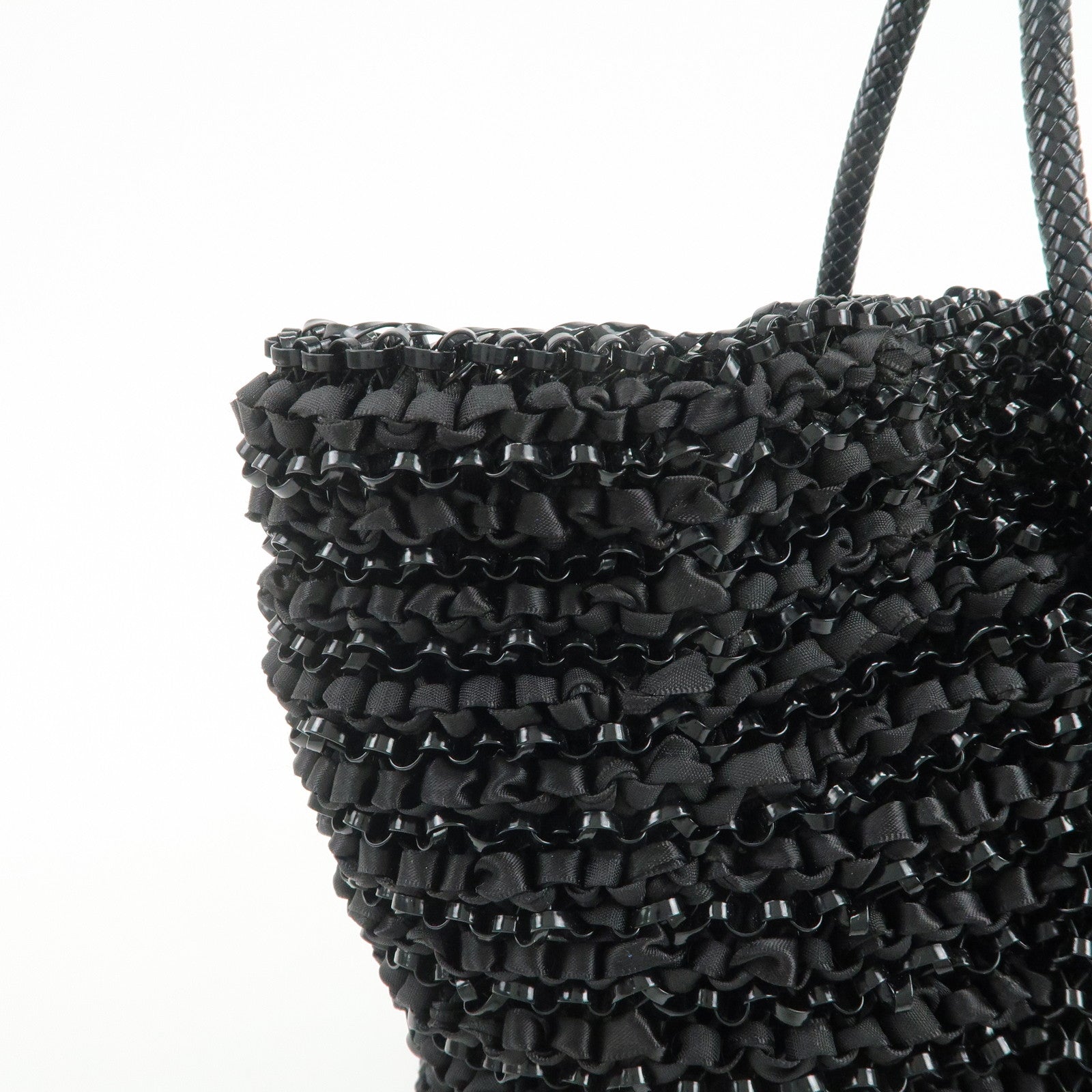 ANTEPRIMA LUCCHETTO Turn Lock Logo PVC Nylon Tote Bag Wire Bag
