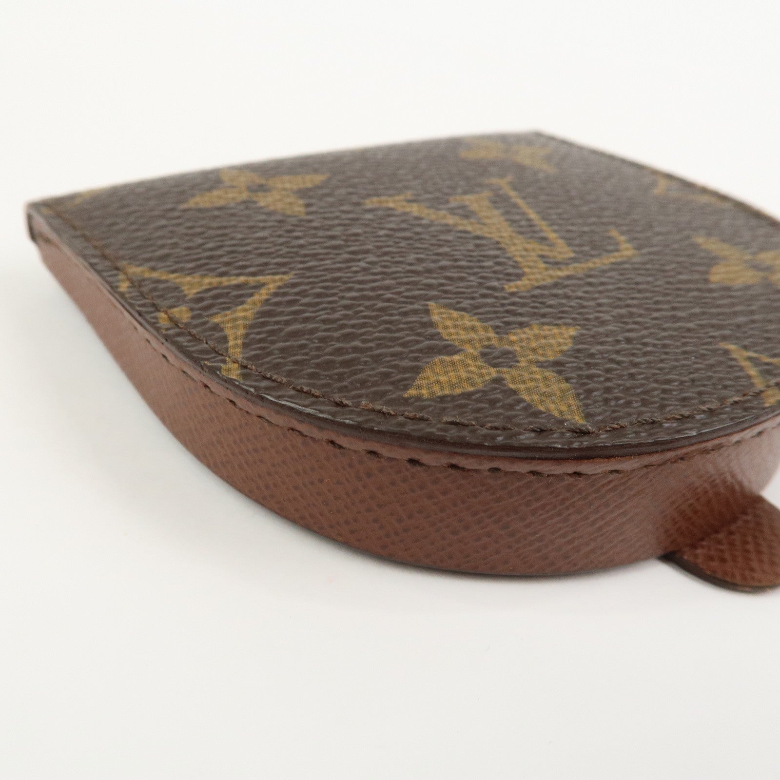 Louis Vuitton Monogram Portemonnaie Cuvette Coin Case Brown M61960