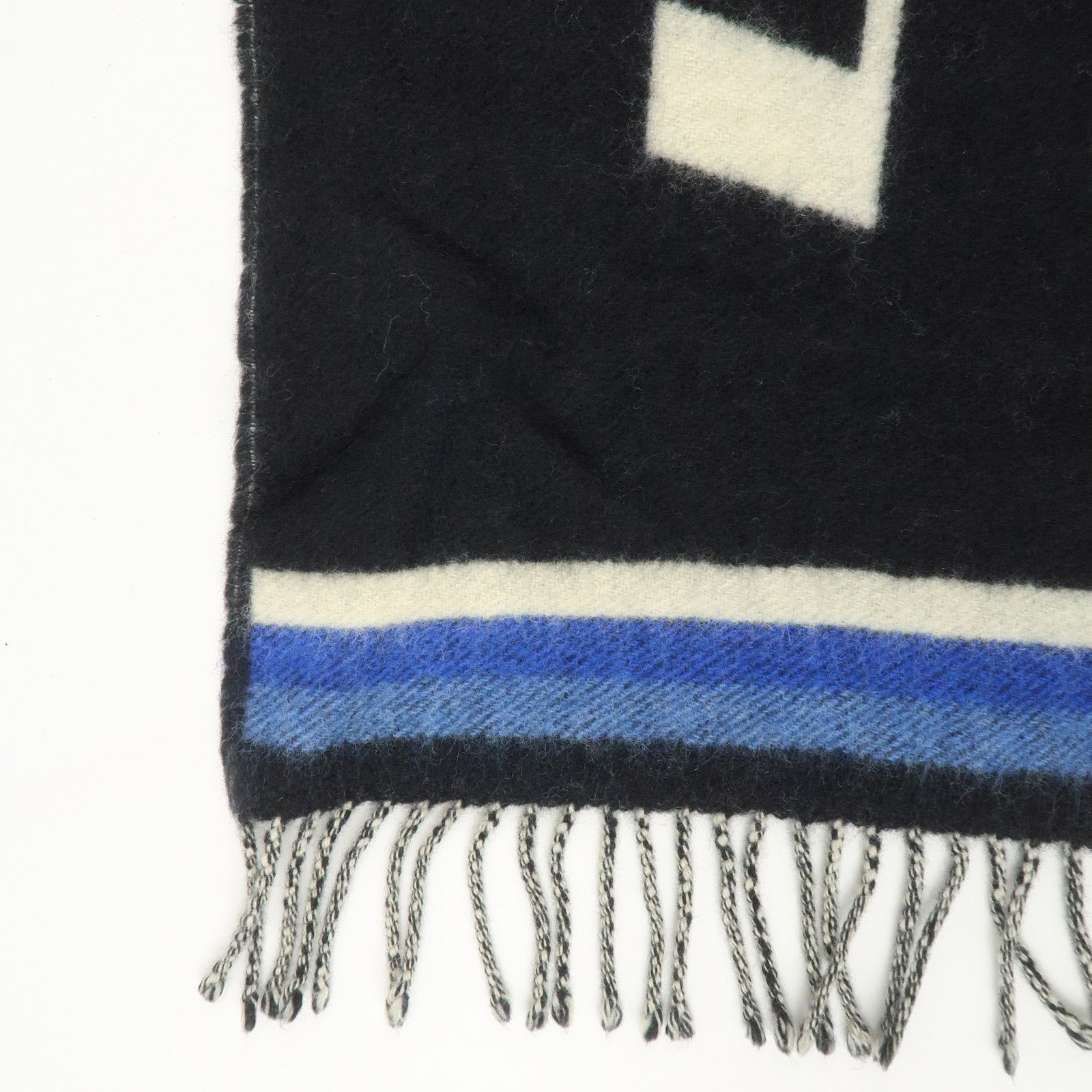 Louis Vuitton Echarpe LV Forward Cashmere Wool Scarf Black M73439