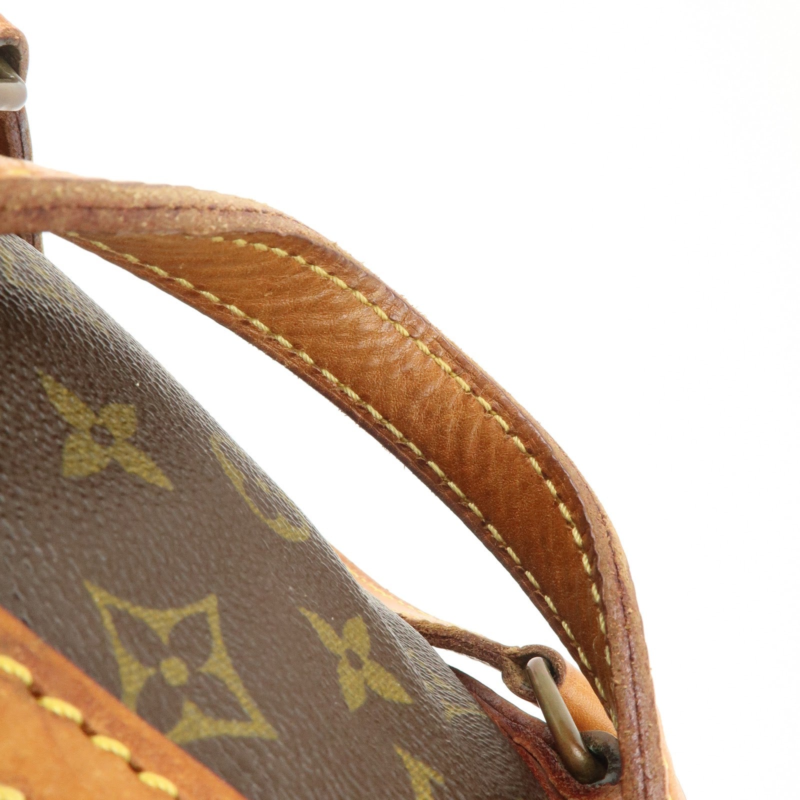 Louis Vuitton Monogram Sac Souple 45 Boston Bag Brown M41624 Used