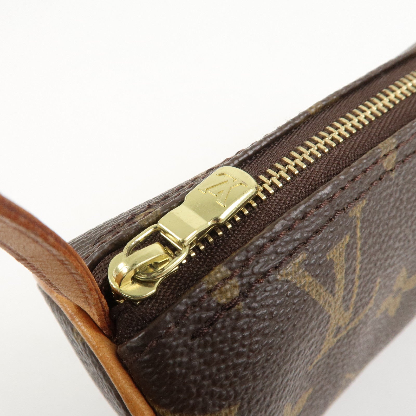 Louis Vuitton Monogram Mini Pouch for Papillon Bag New Style Brown