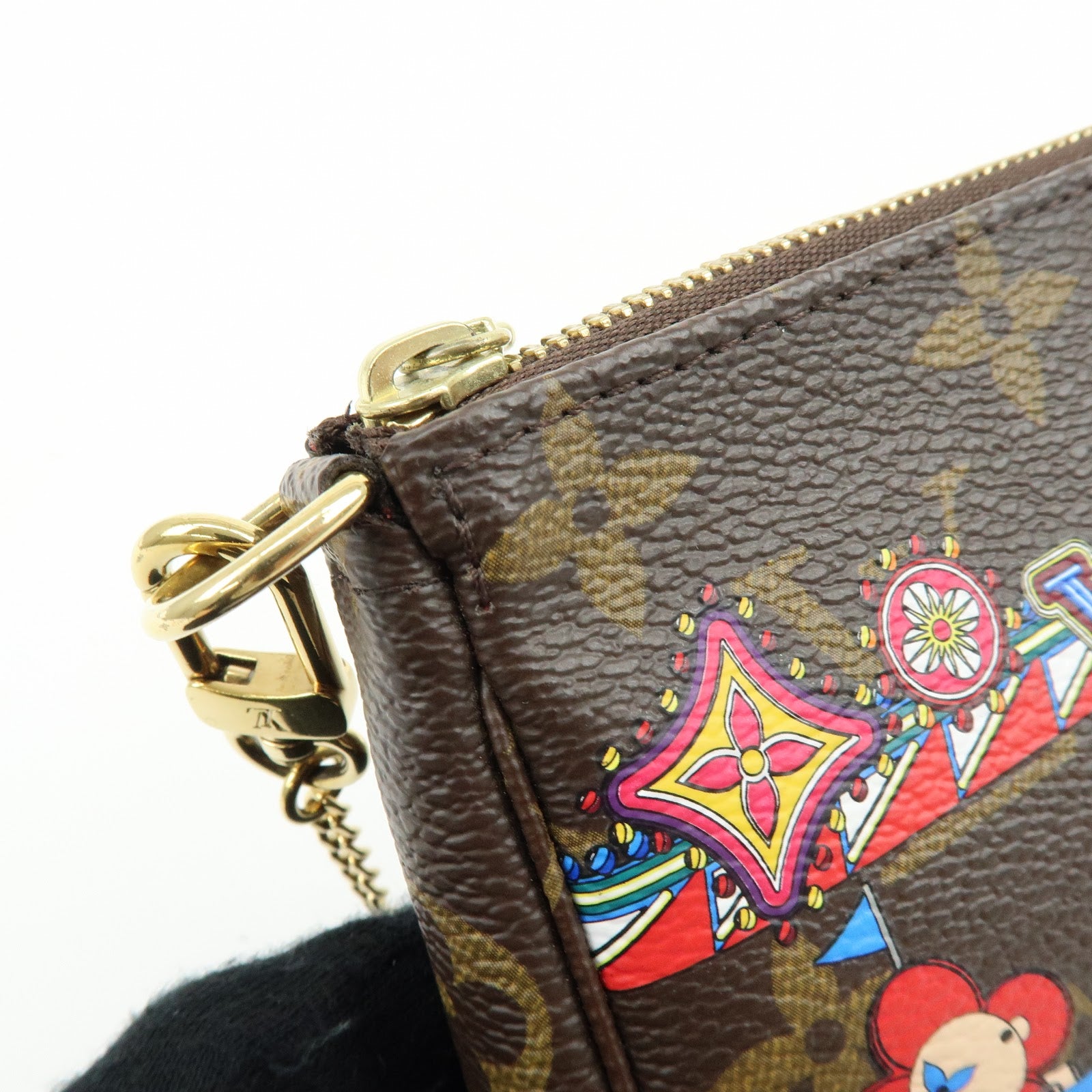Louis Vuitton Monogram Vivienne Mini Pochette Accessoires M69976