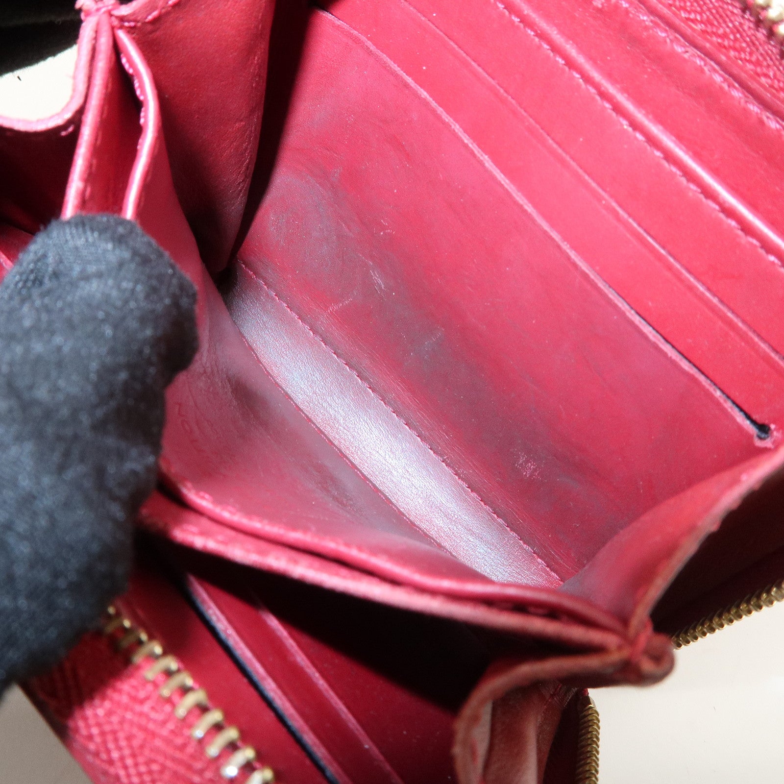 Louis Vuitton Monogram Vernis Zippy Coin Purse Pomme d'Amour M93608