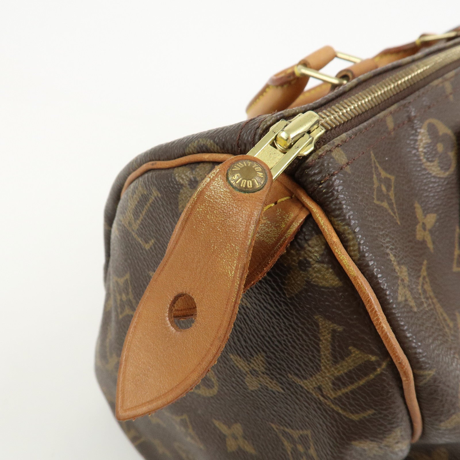 Louis Vuitton Monogram Speedy 30 Boston Bag Hand Bag Brown M41526