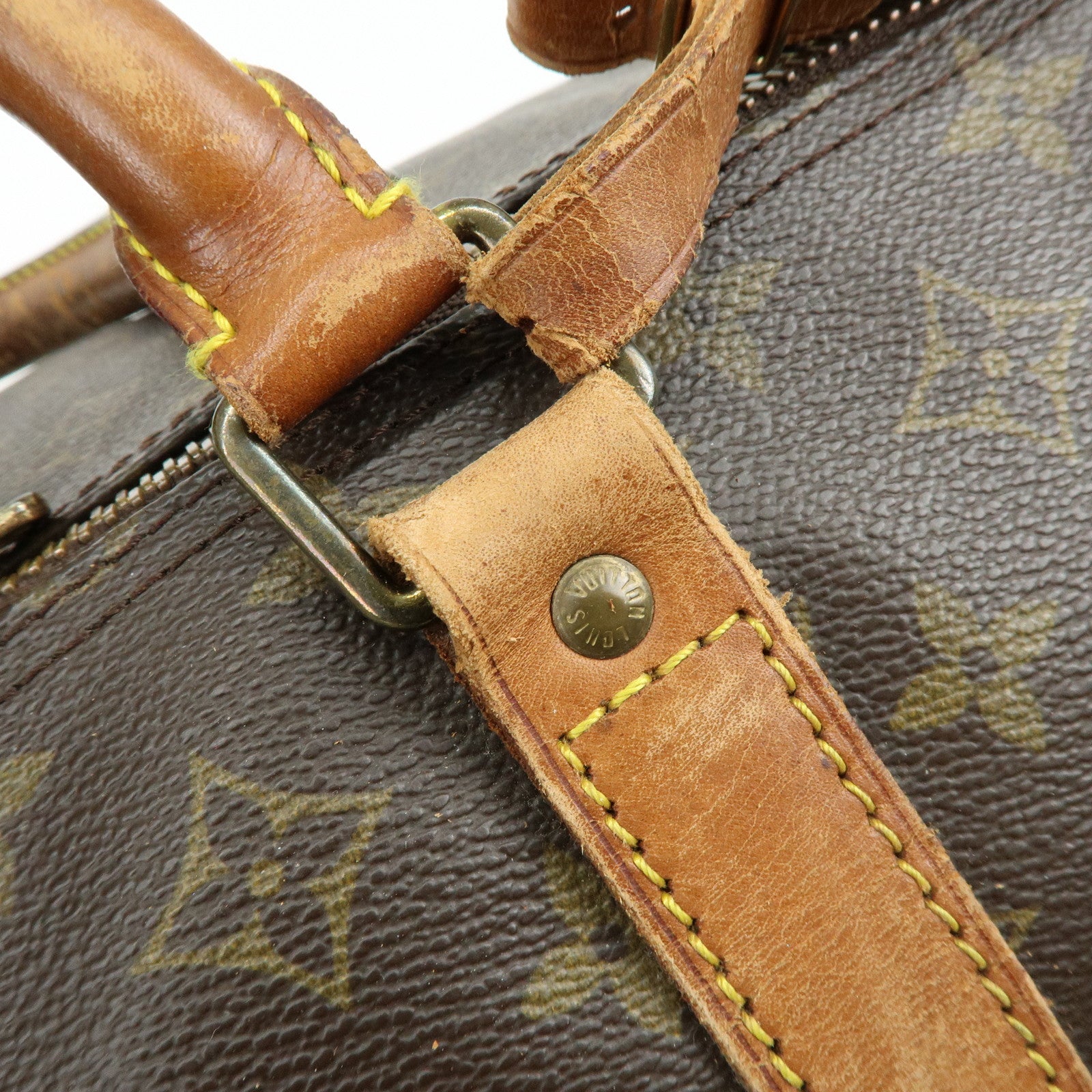 Louis Vuitton Monogram Keep All Bandouliere 60 Boston Bag M41412