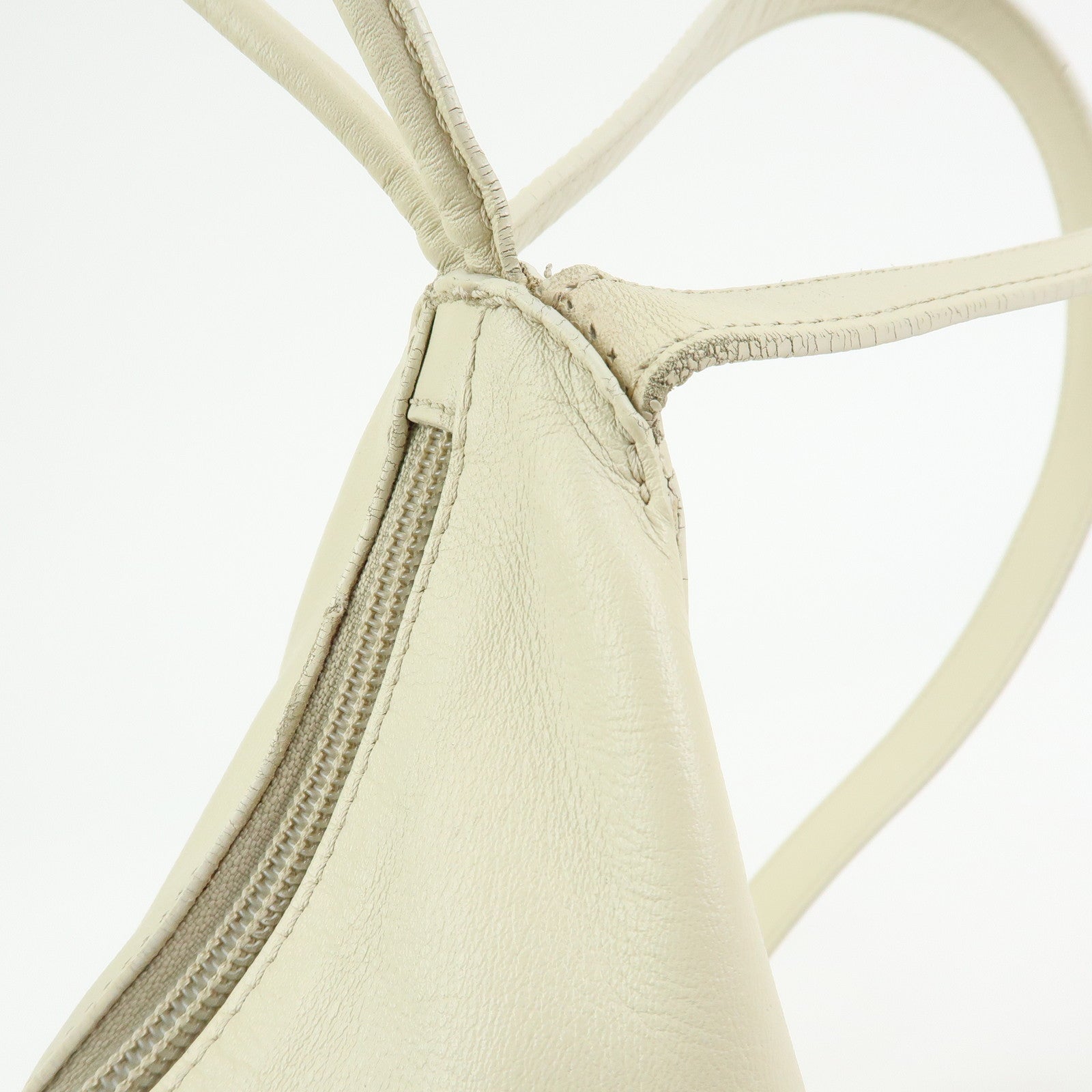LOEWE Anagram Anton Leather Backpack Rucksuck Ivory