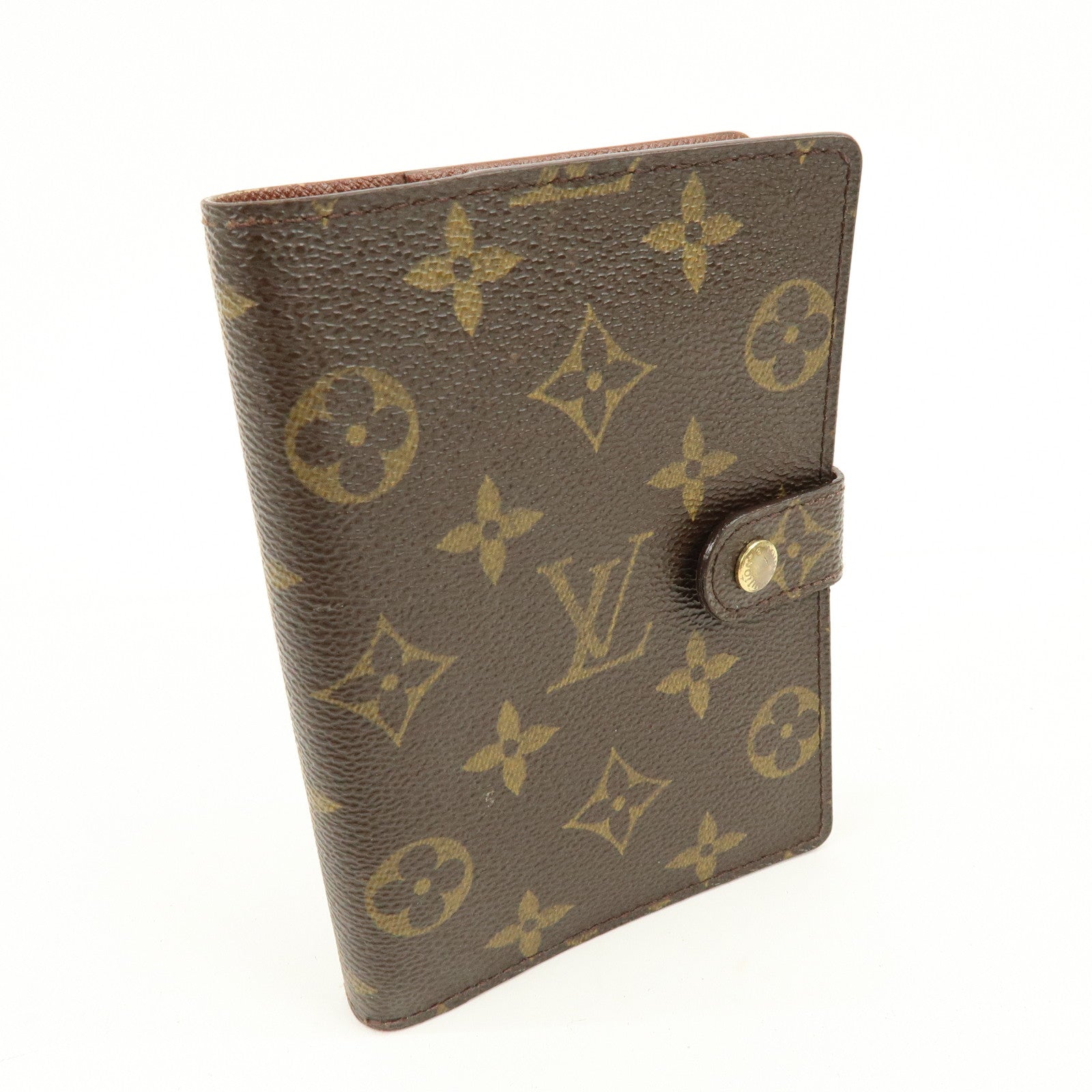 Louis Vuitton Monogram Agenda PM Planner Cover Brown R20005