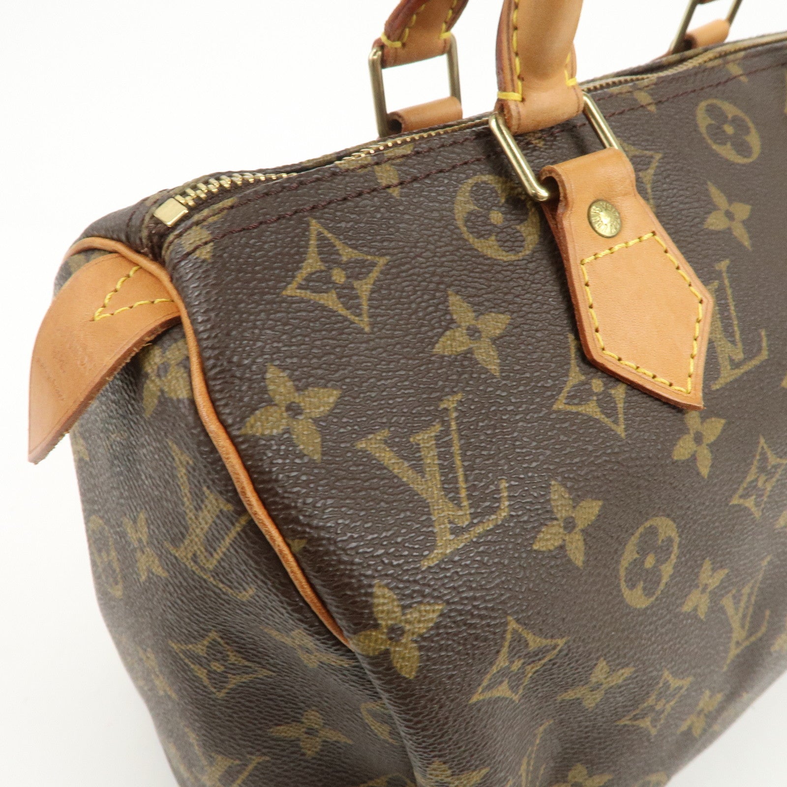 Louis Vuitton Monogram Speedy 30 Boston Bag Hand Bag Brown M41526
