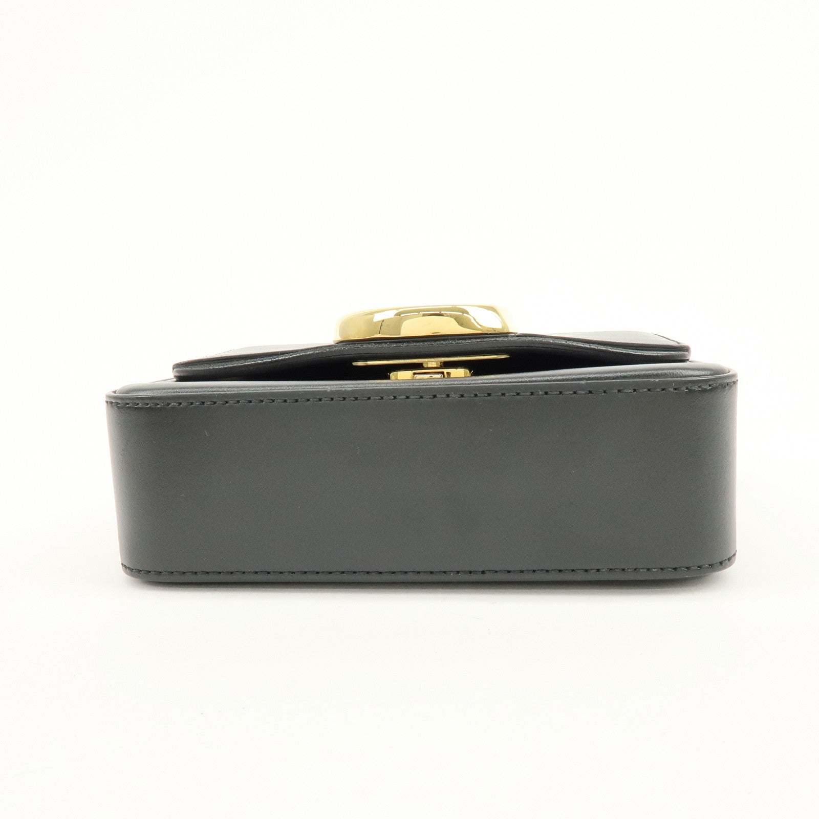 Chloe See By Chloe Leather 2Way Bag Shoulder Bag Hand Bag Black