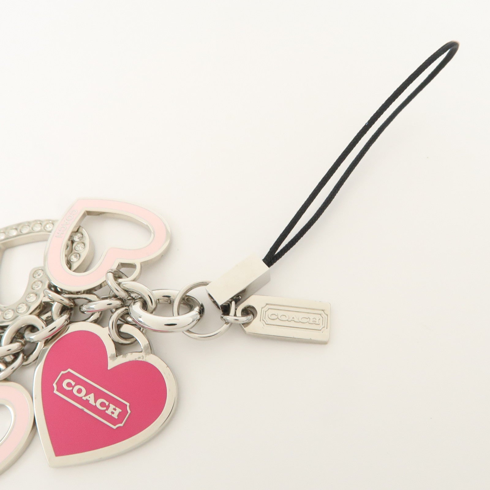 COACH Set Of 3 Bag Charm Key Charm Metal Multicolor Fruits