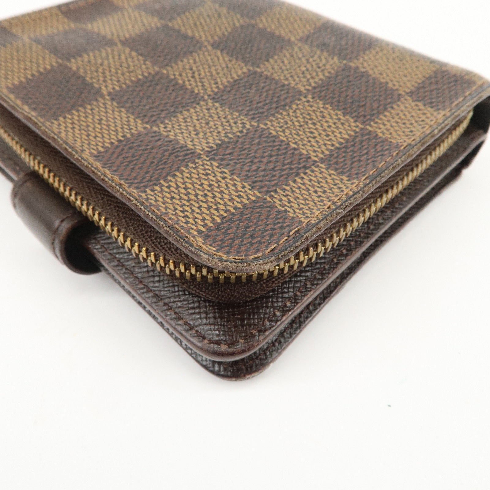 Louis Vuitton Damier Compact Zippy Bi-fold Small Wallet N61668