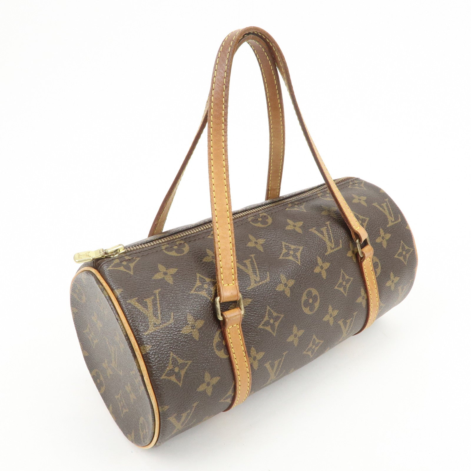 Louis Vuitton Monogram Papillon 26 Hand Bag Brown M51386