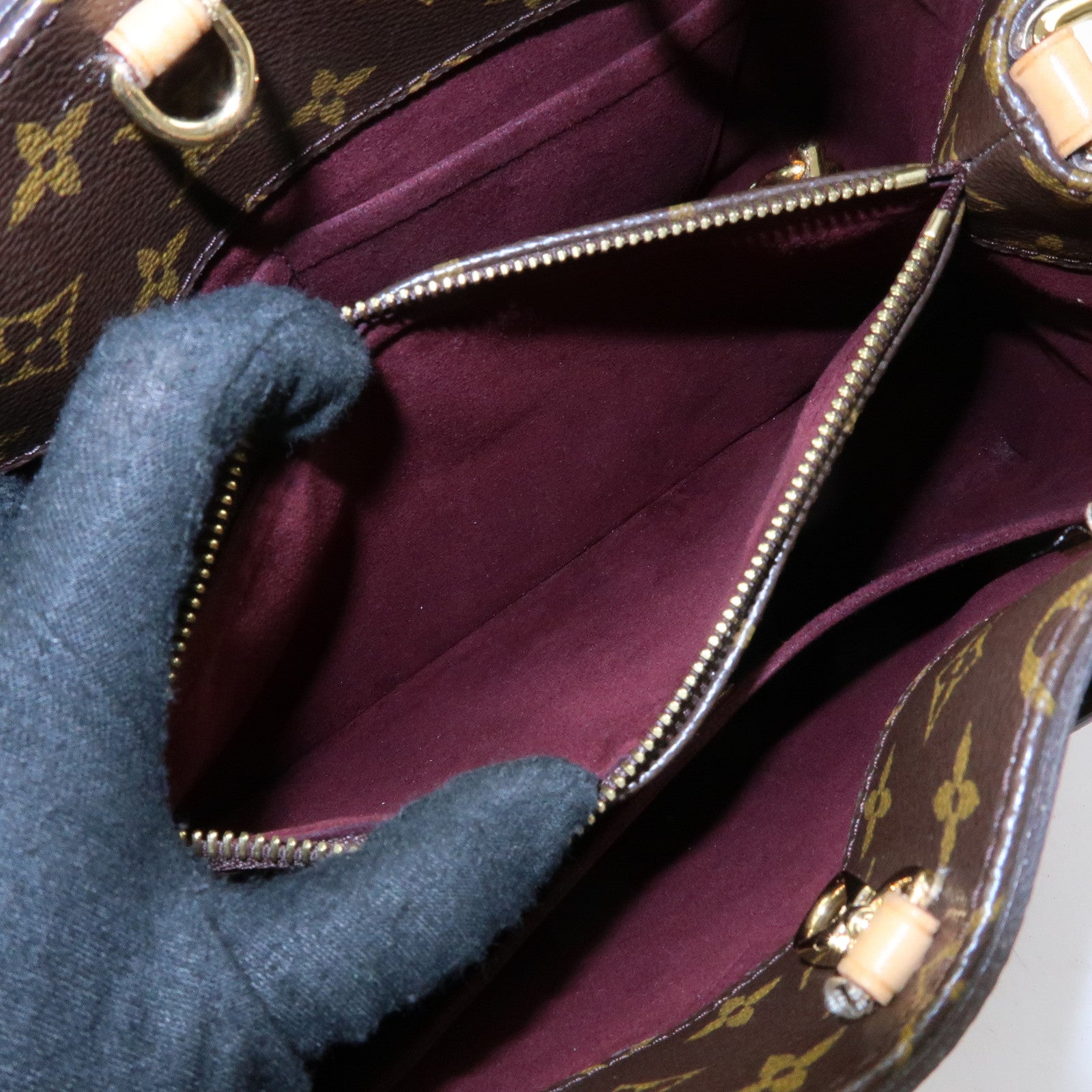 Louis Vuitton Monogram Montaigne BB 2Way Bag Hand Bag Brown M41055