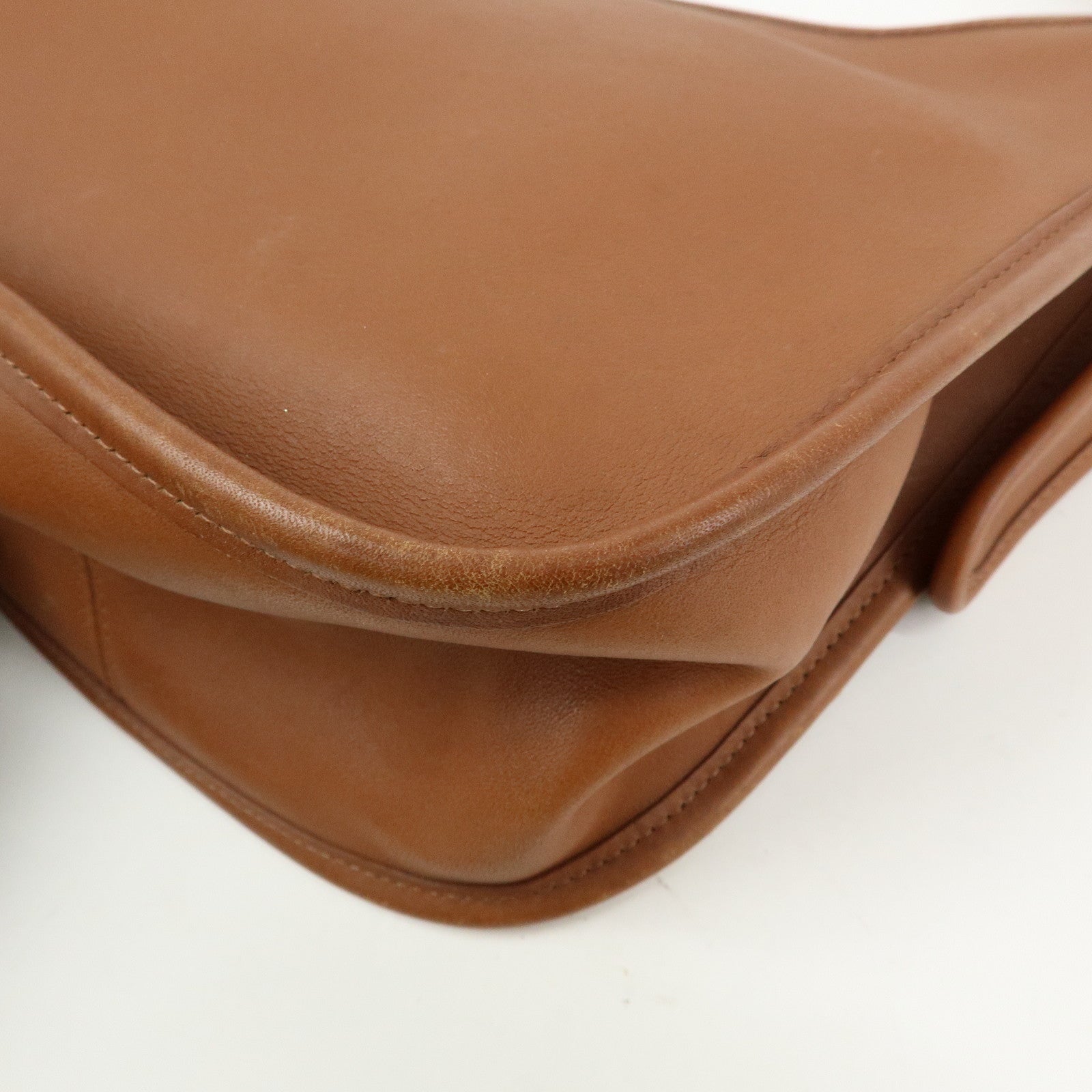 COACH Signature Ergo Set of 2 Leather Canvas Shoulder Bag Brown