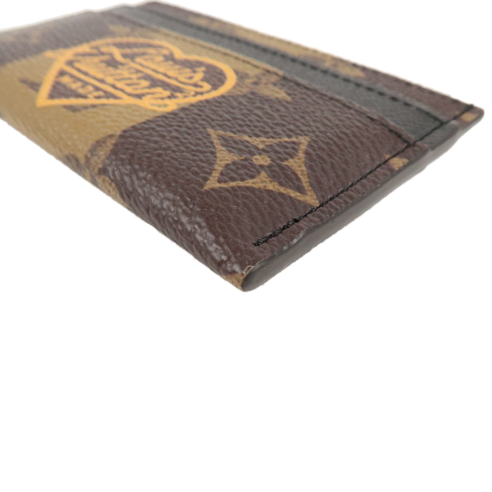 Louis Vuitton Monogram Porte Cartes Double Canvas Card Case M81006 Used
