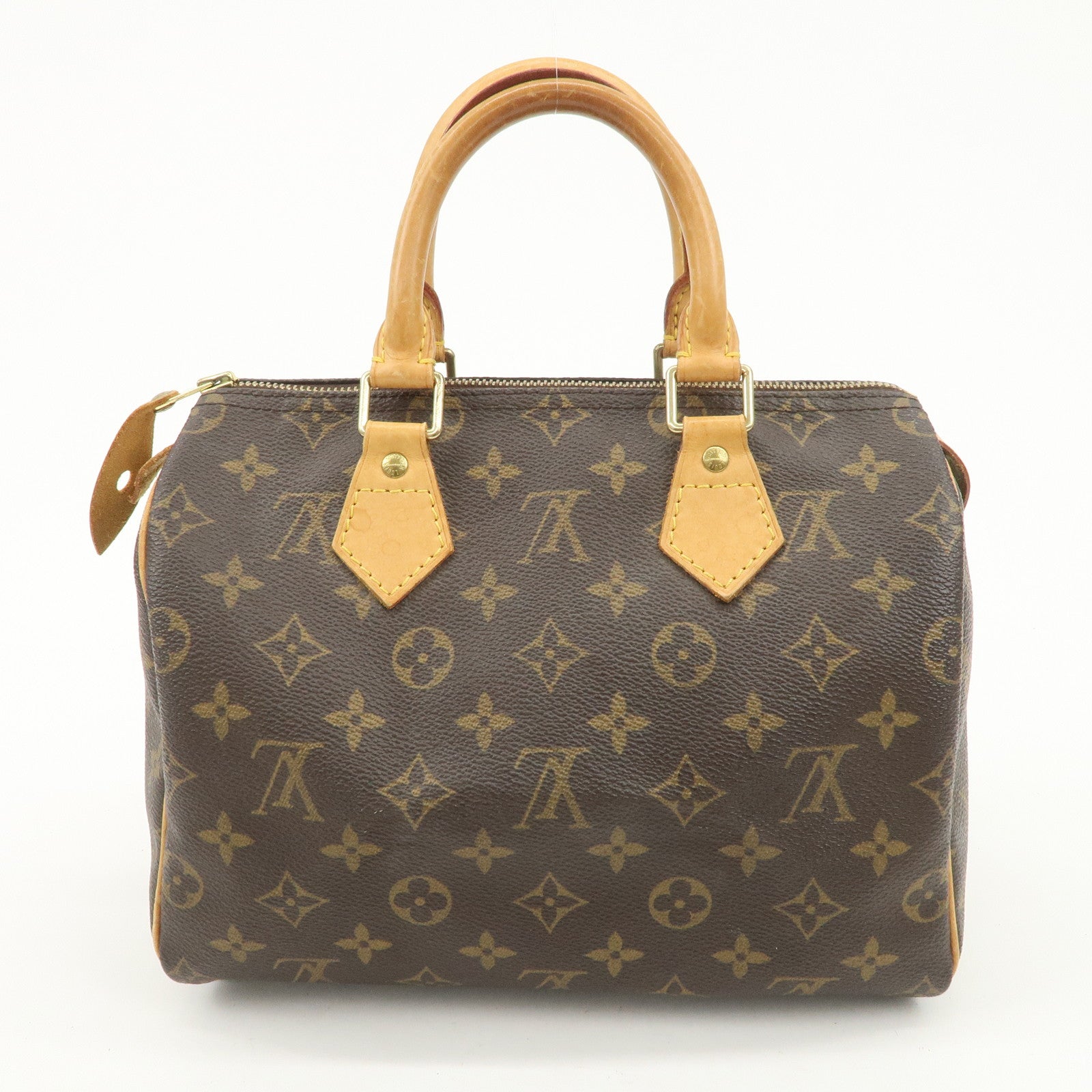 Louis Vuitton Monogram Speedy 25 Boston Bag Hand Bag Brown M41528