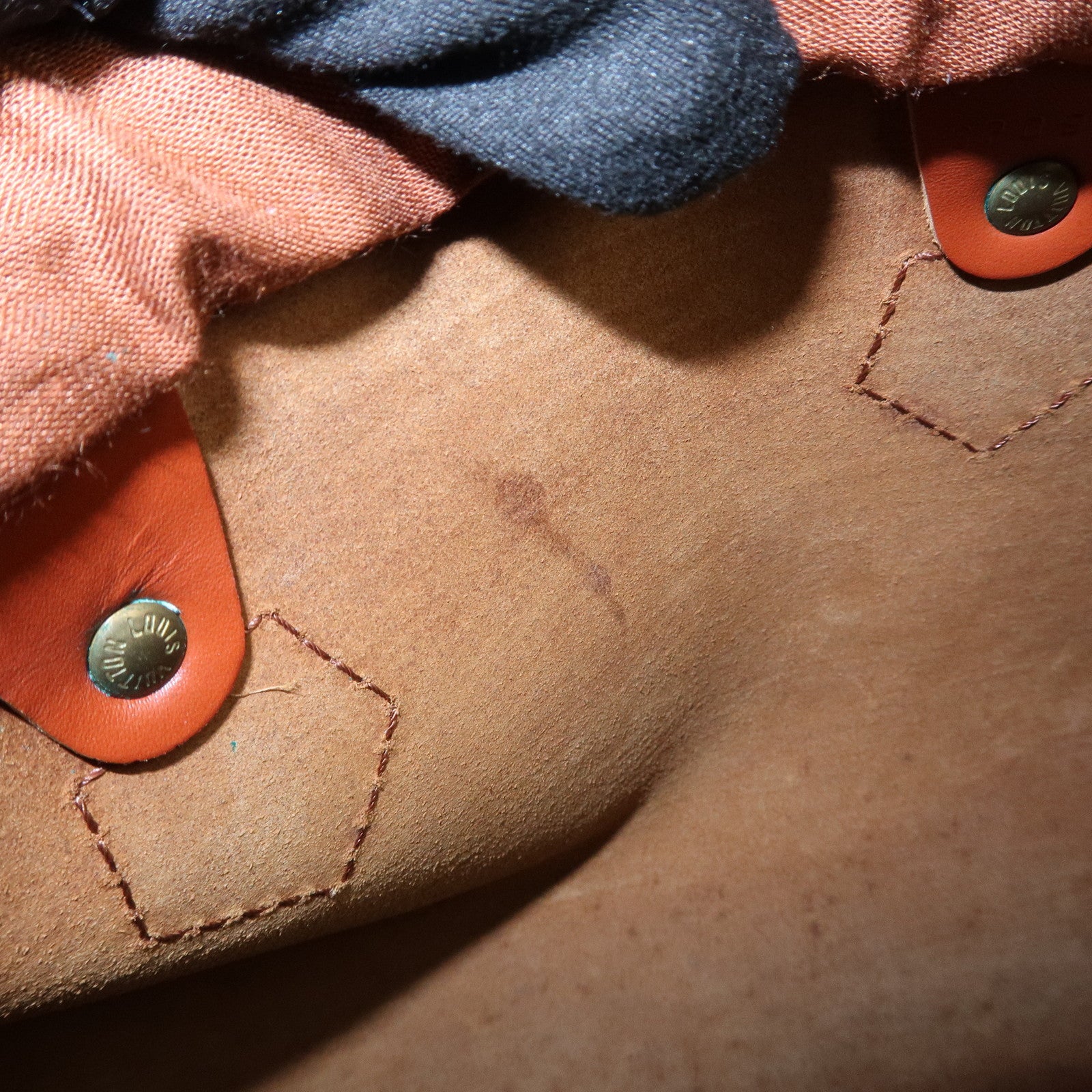 Louis Vuitton Epi Speedy 25 Hand Boston Bag Kenya Brown M43013 Used