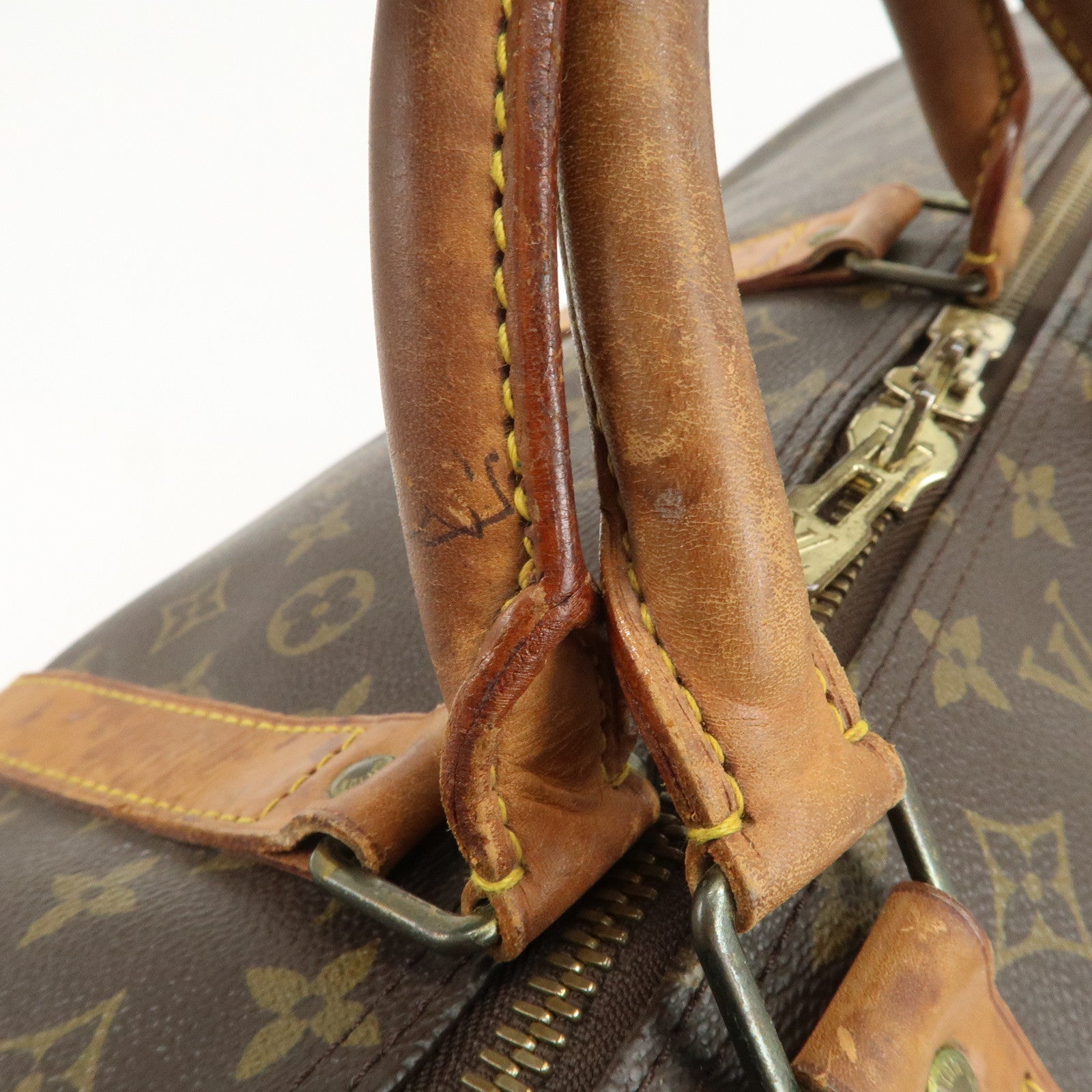 Louis Vuitton Monogram Keep All 60 Boston Bag Brown M41422