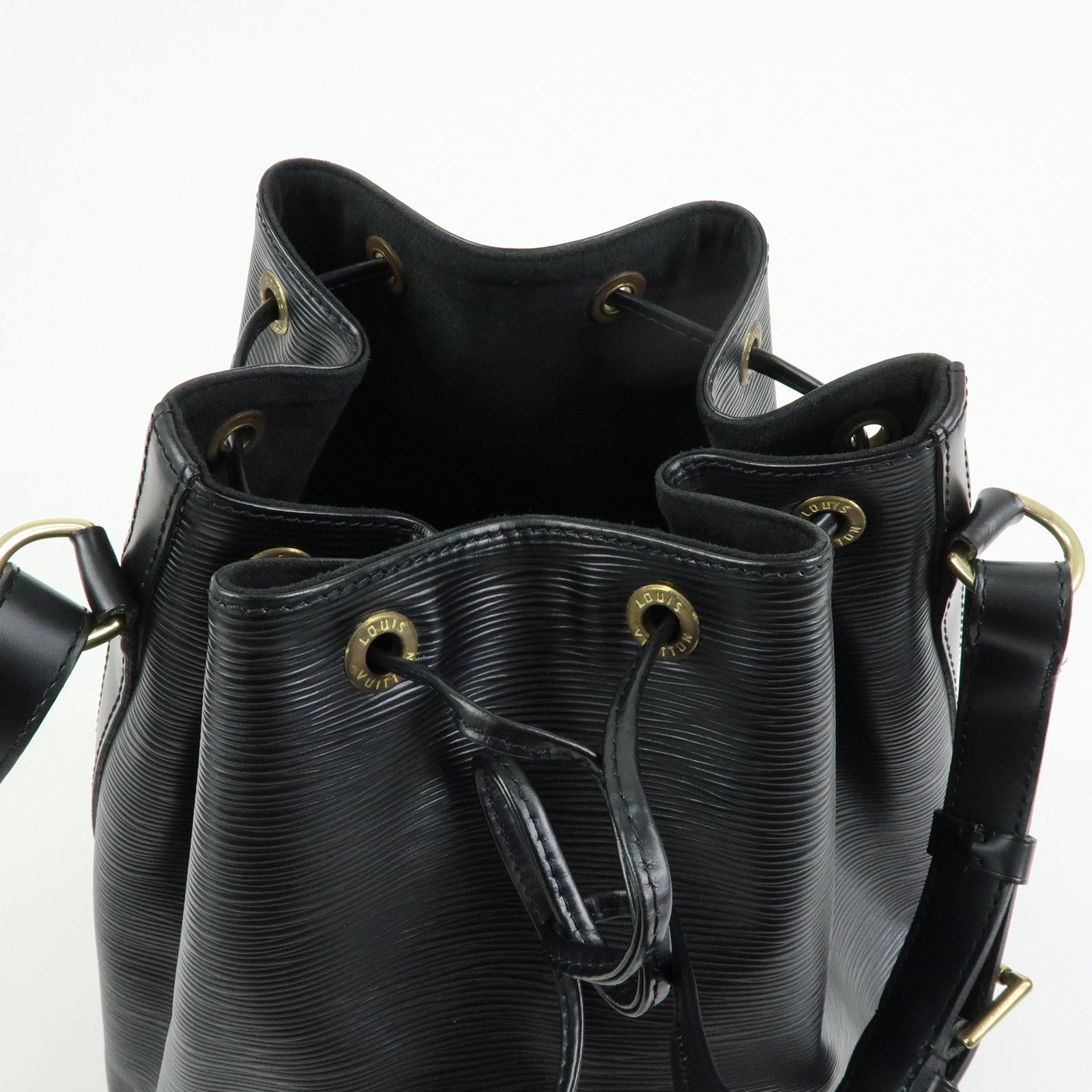 Louis Vuitton Epi Leather Petit Noe Shoulder Bag Noir Black M44102