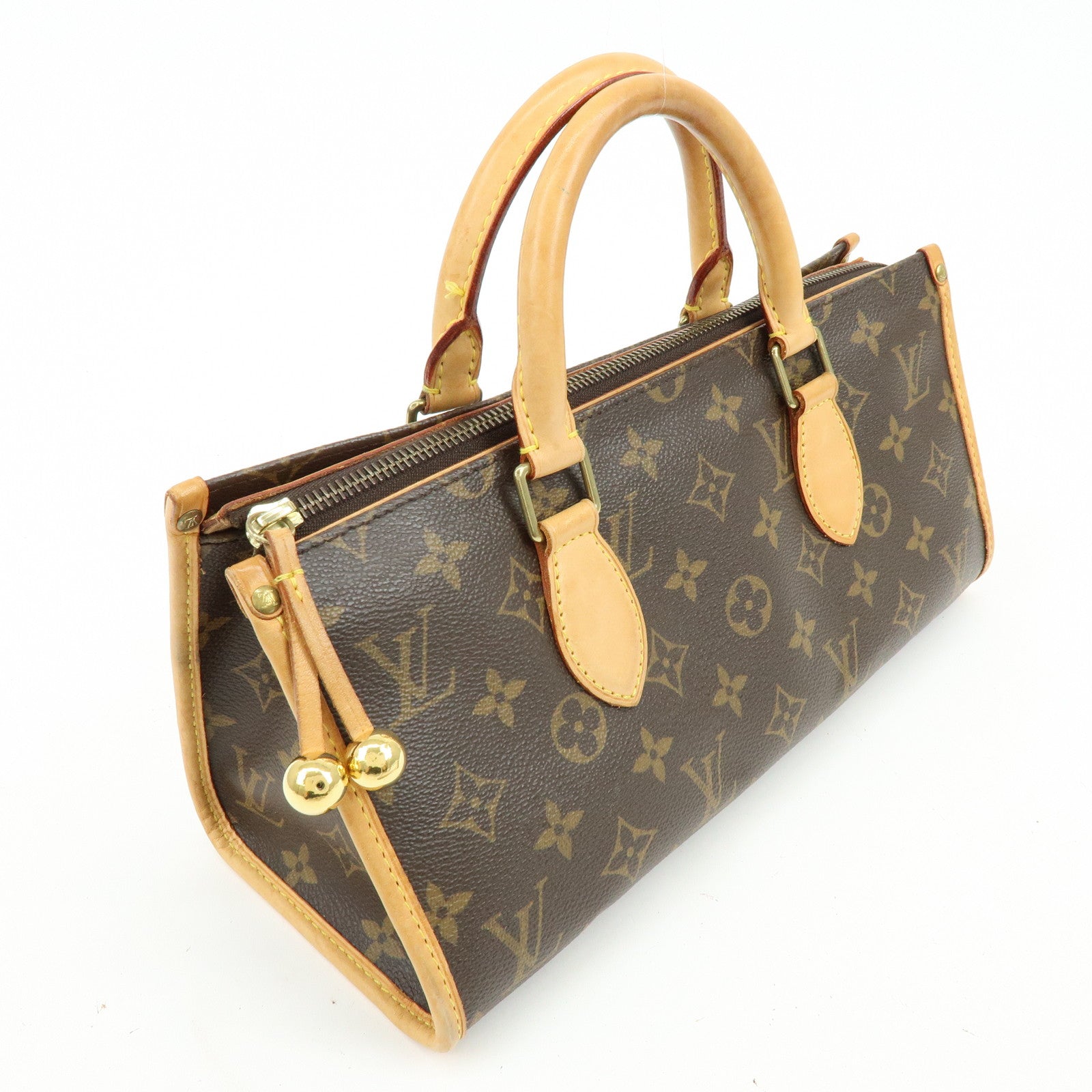 Louis Vuitton Monogram Canvas Popincourt Hand Bag Brown M40009