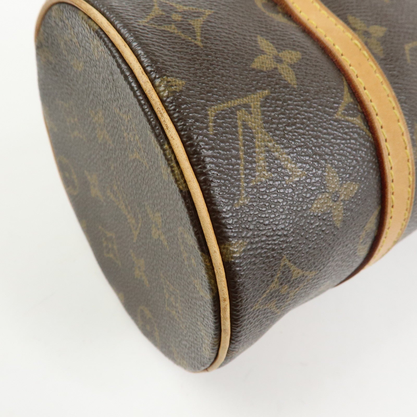 Louis Vuitton Monogram Papillon 26 Hand Bag Brown M51386