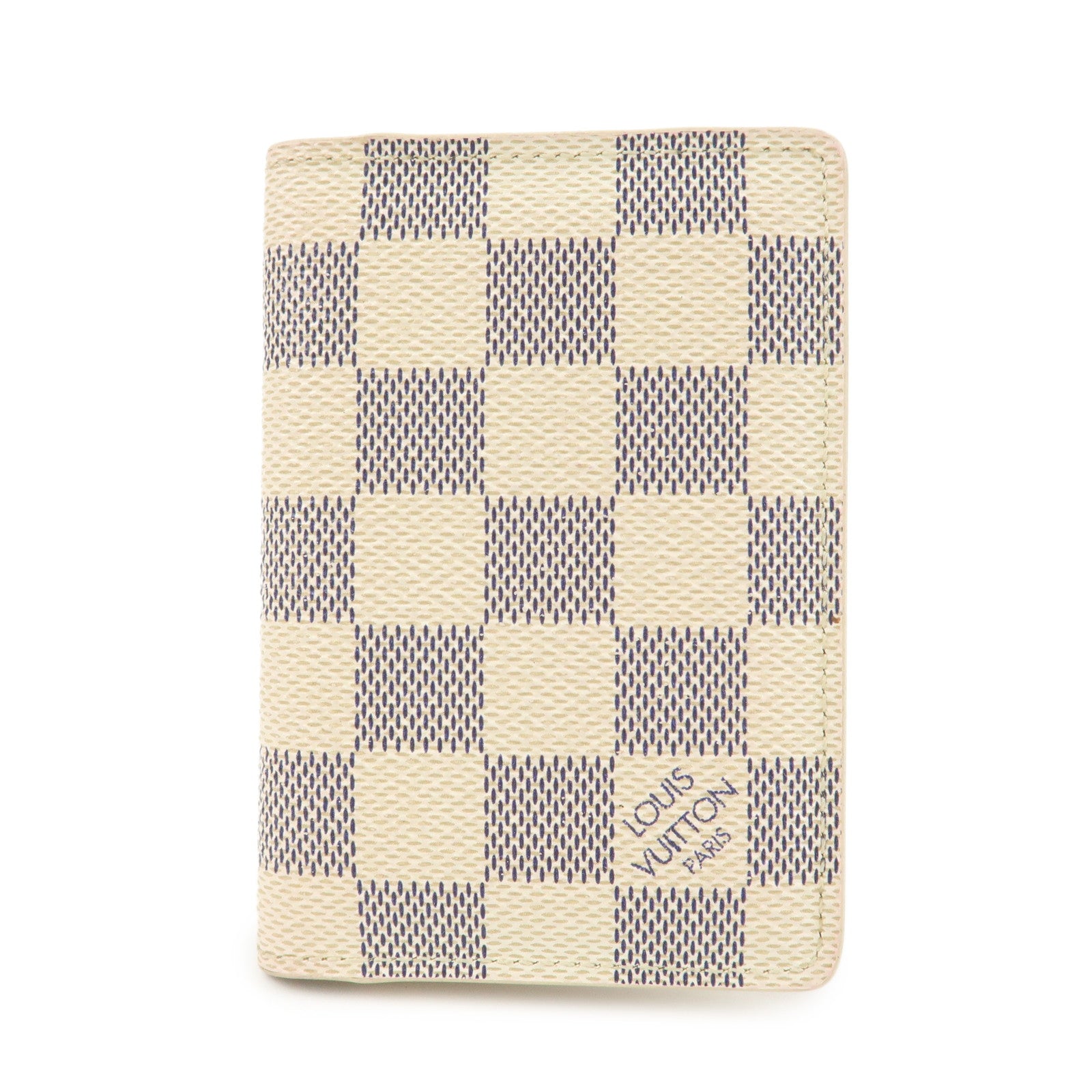 Louis Vuitton Damier Azur Pocket Organizer Card Case N63144